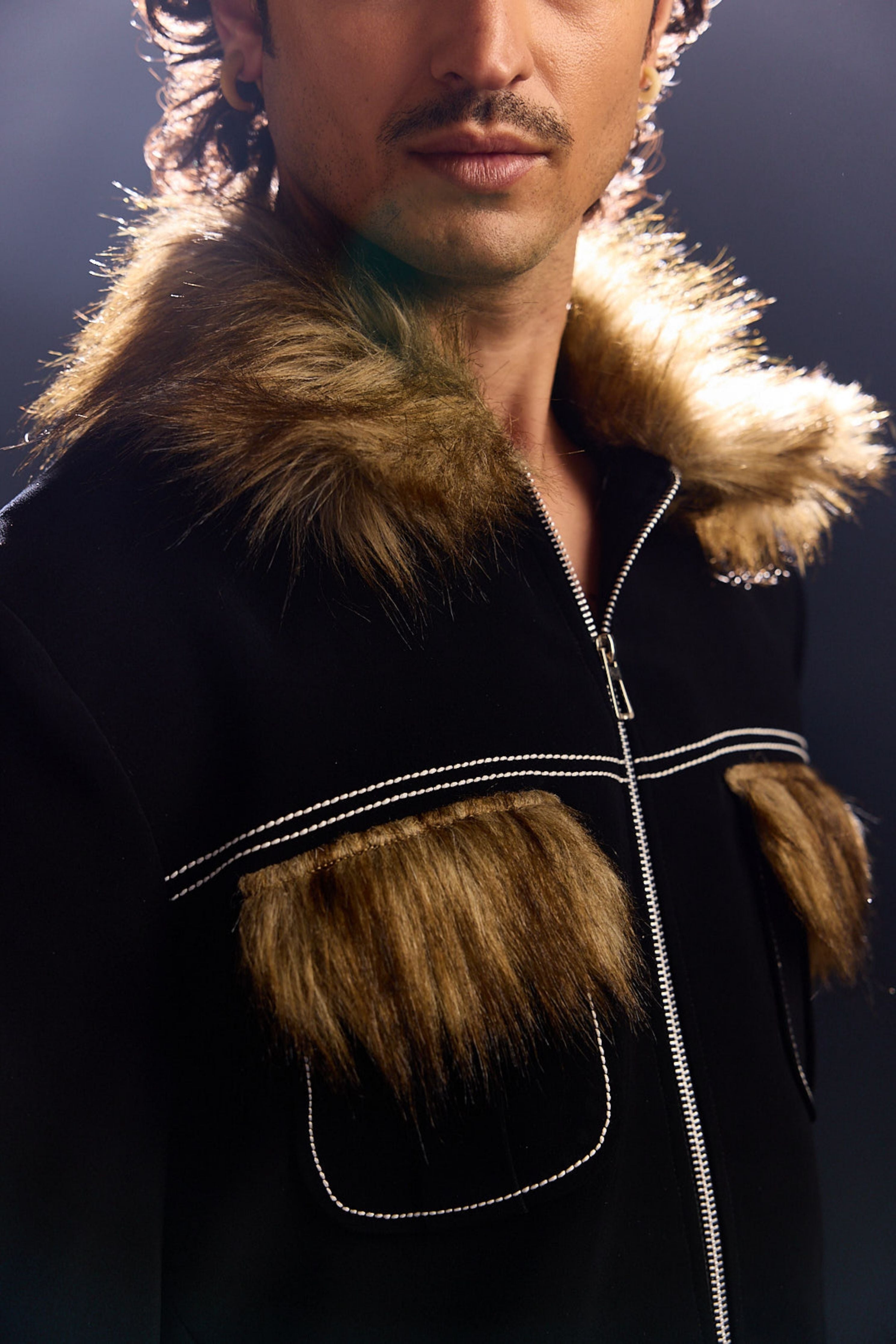 Black Fur Jacket