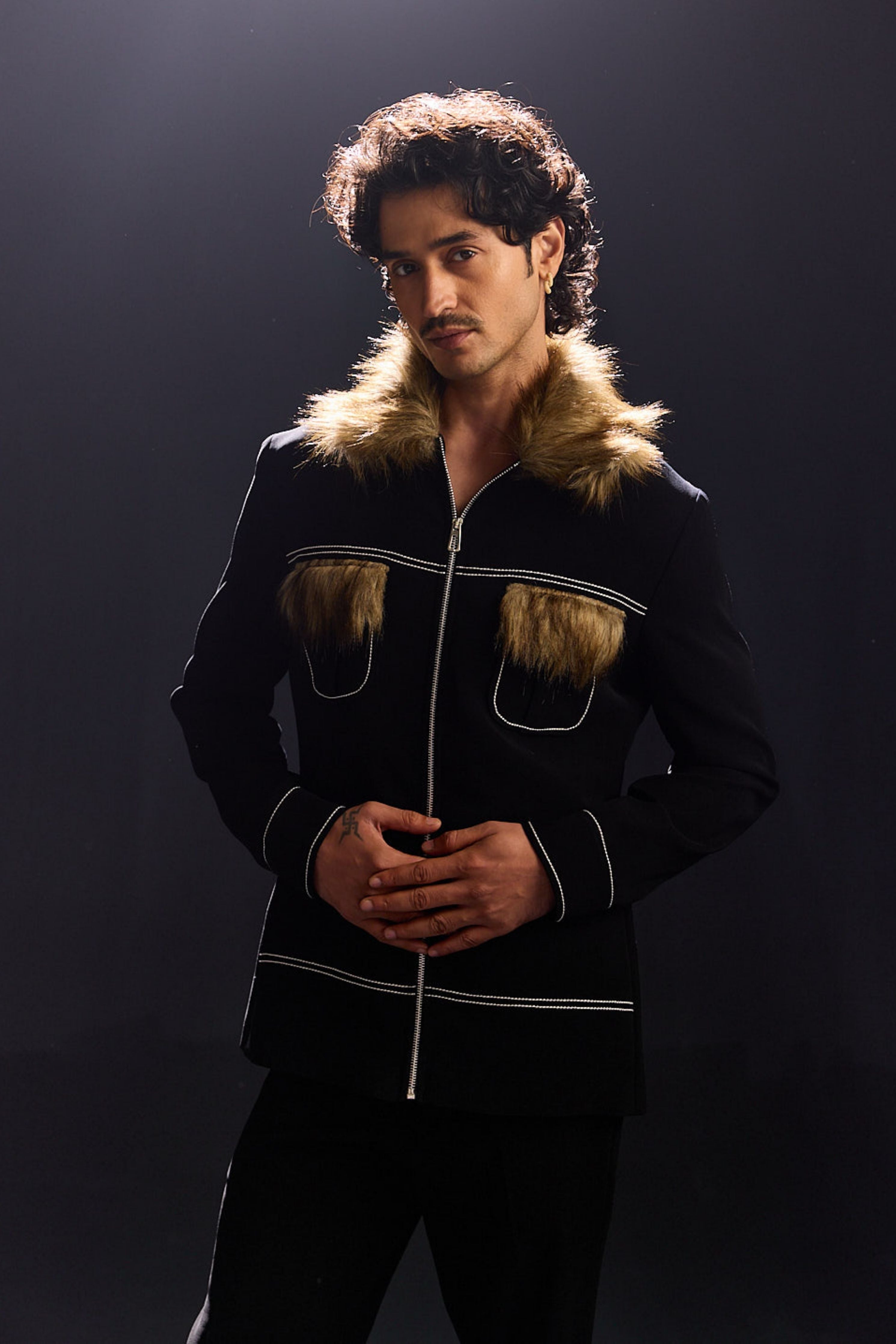 Black Fur Jacket
