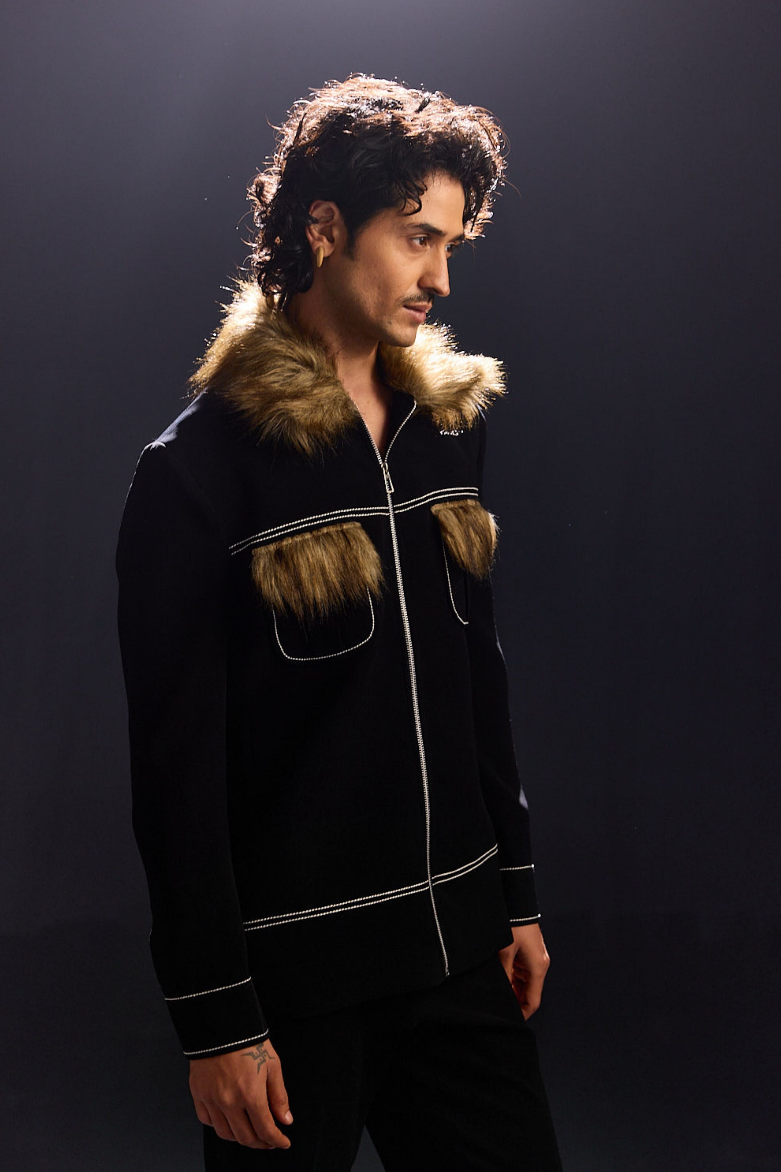 Black Fur Jacket