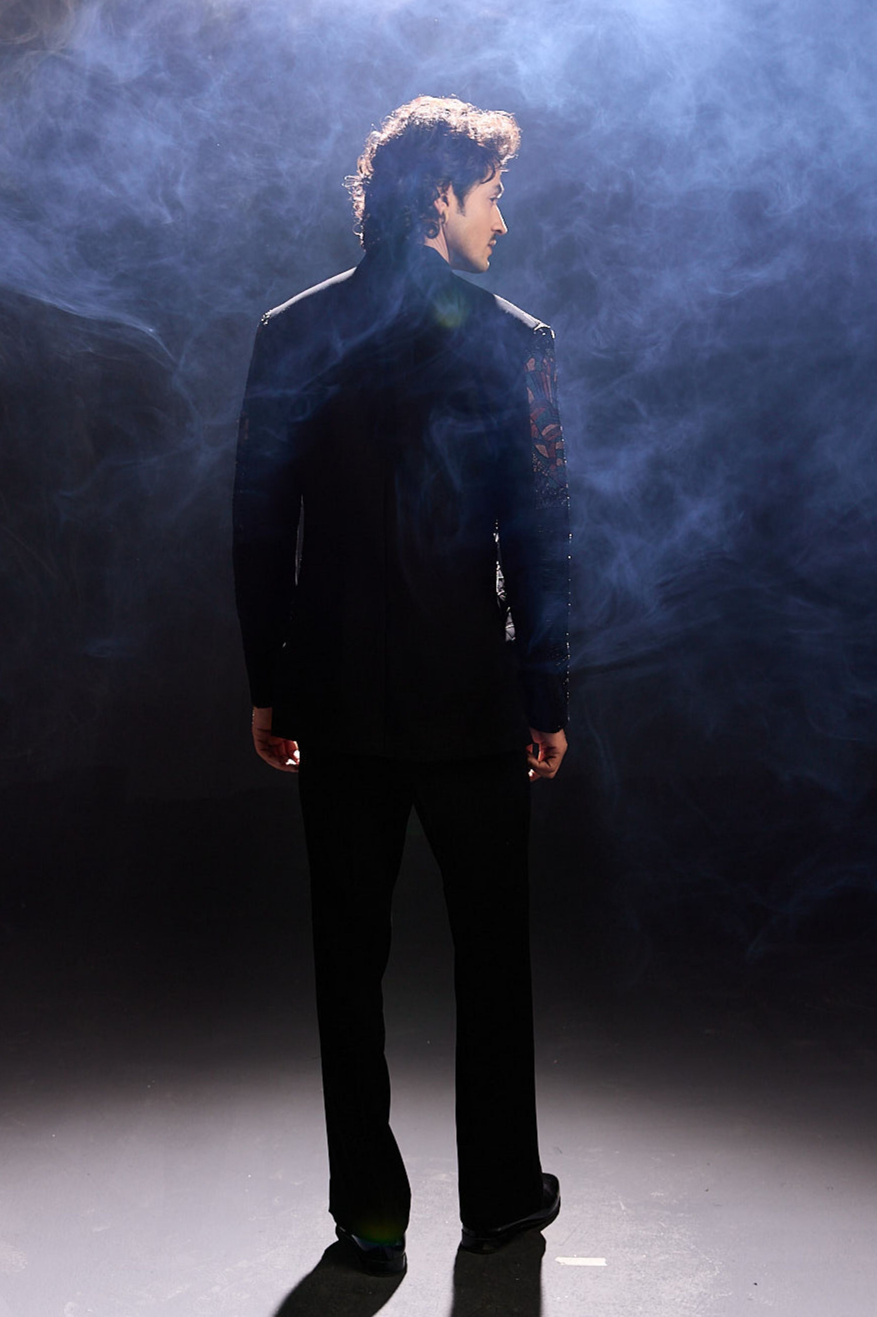 Black Jodhpuri Co-Ordinated Set