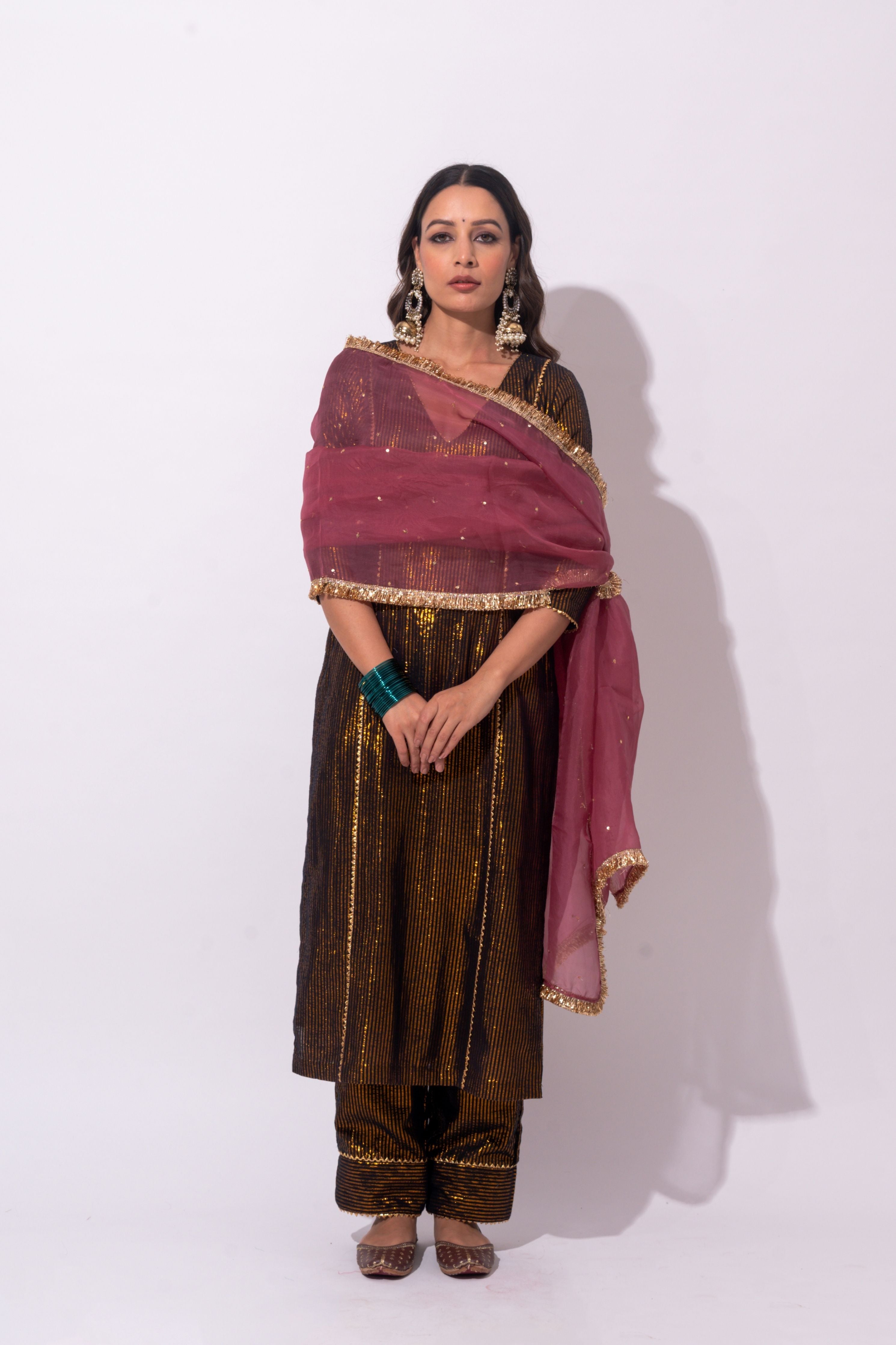 Black Kurta Set