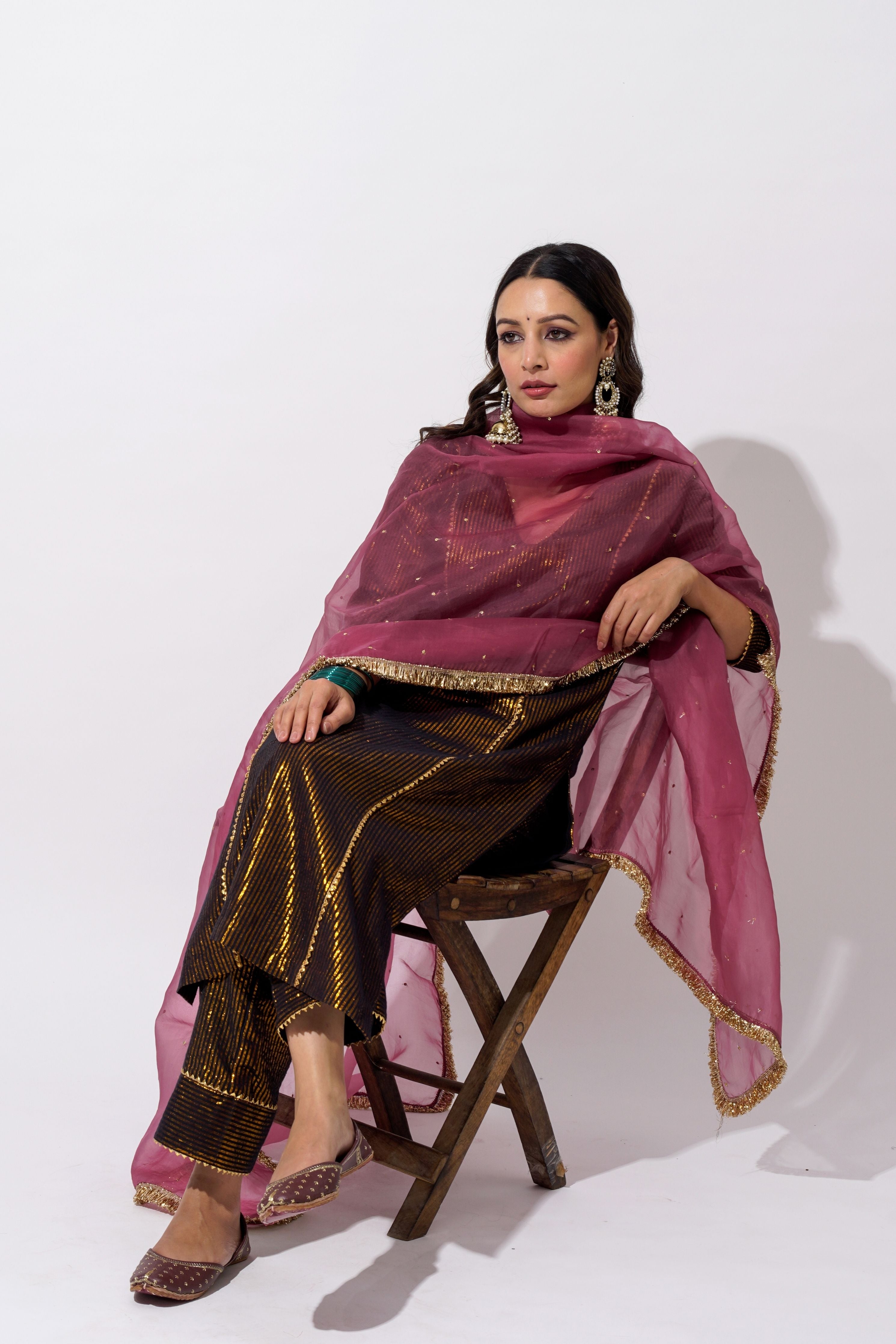 Black Kurta Set