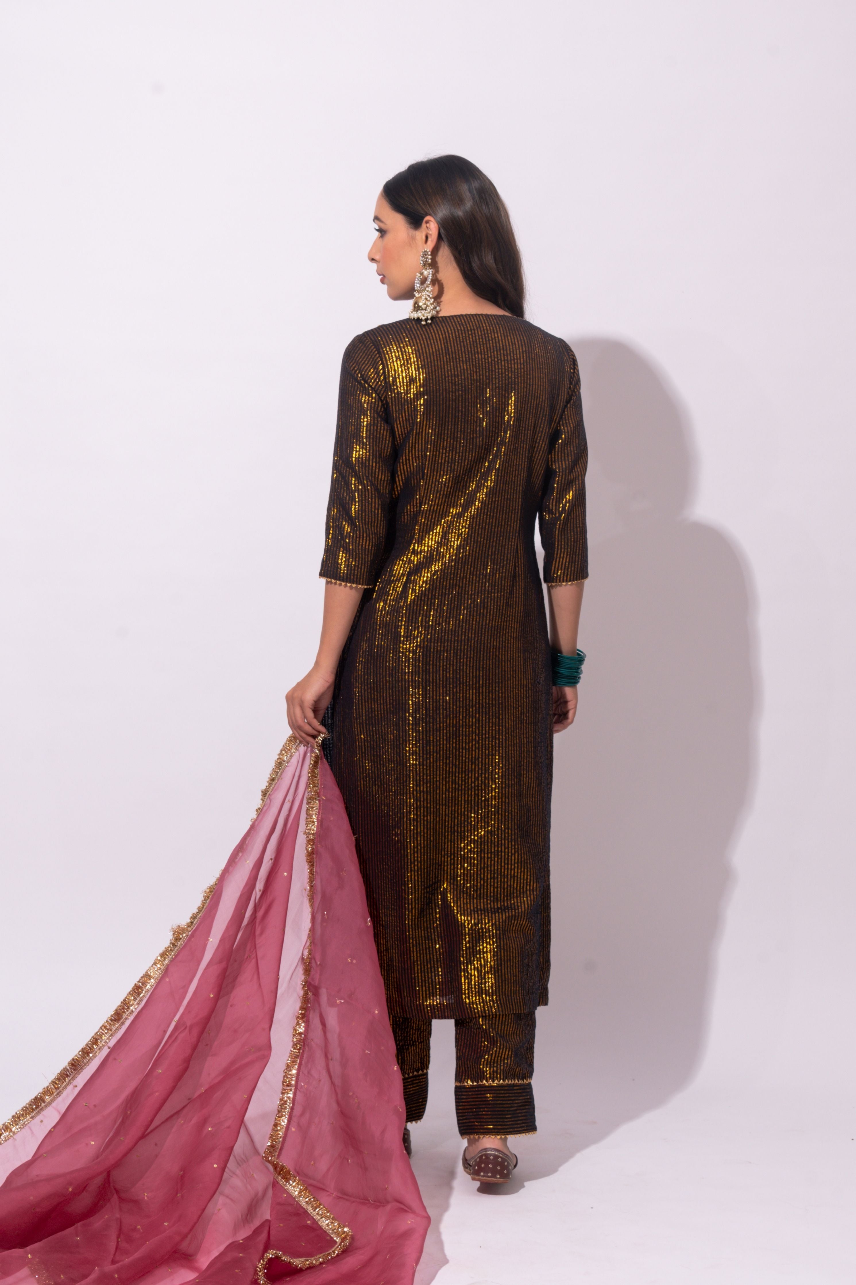 Black Kurta Set