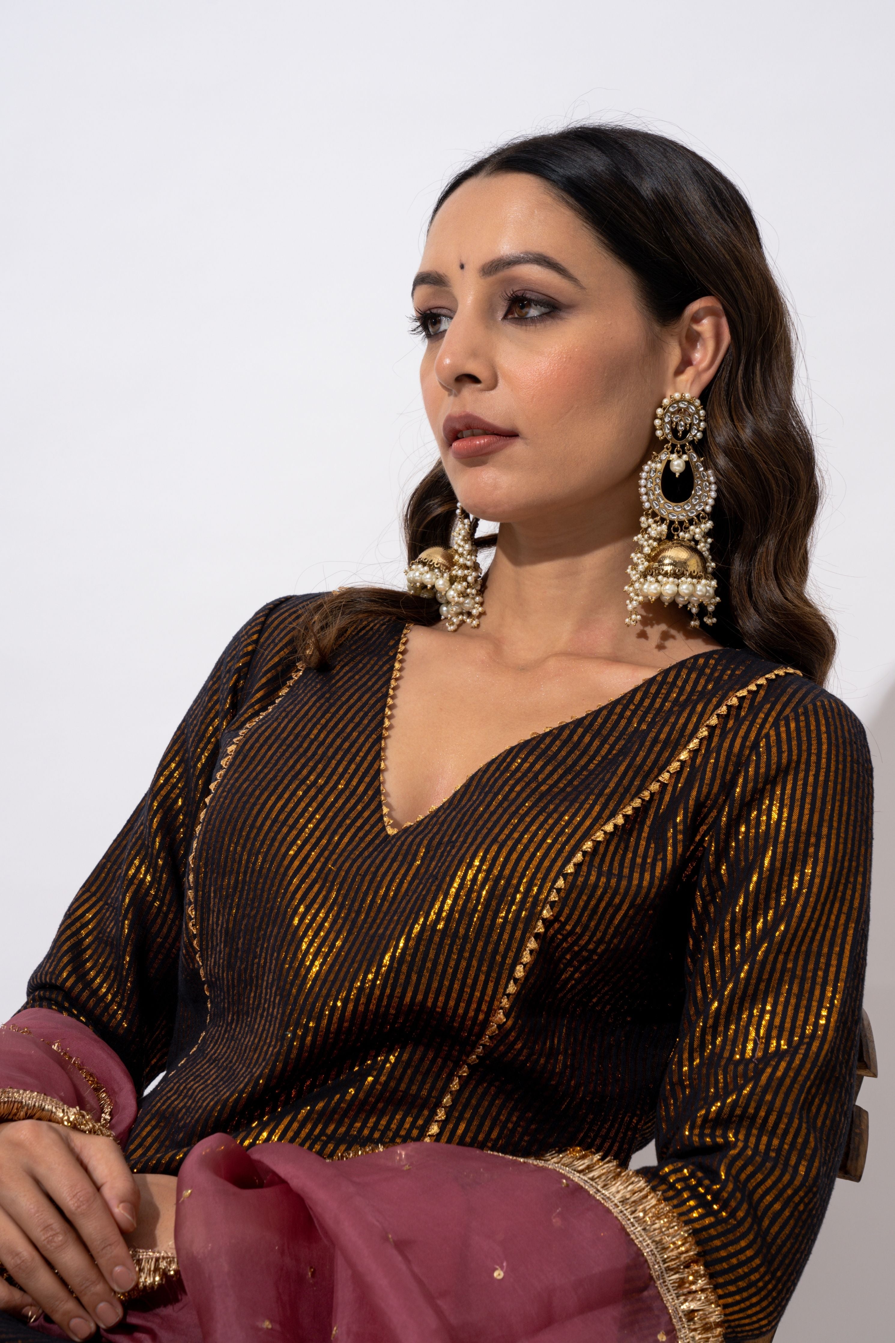 Black Kurta Set