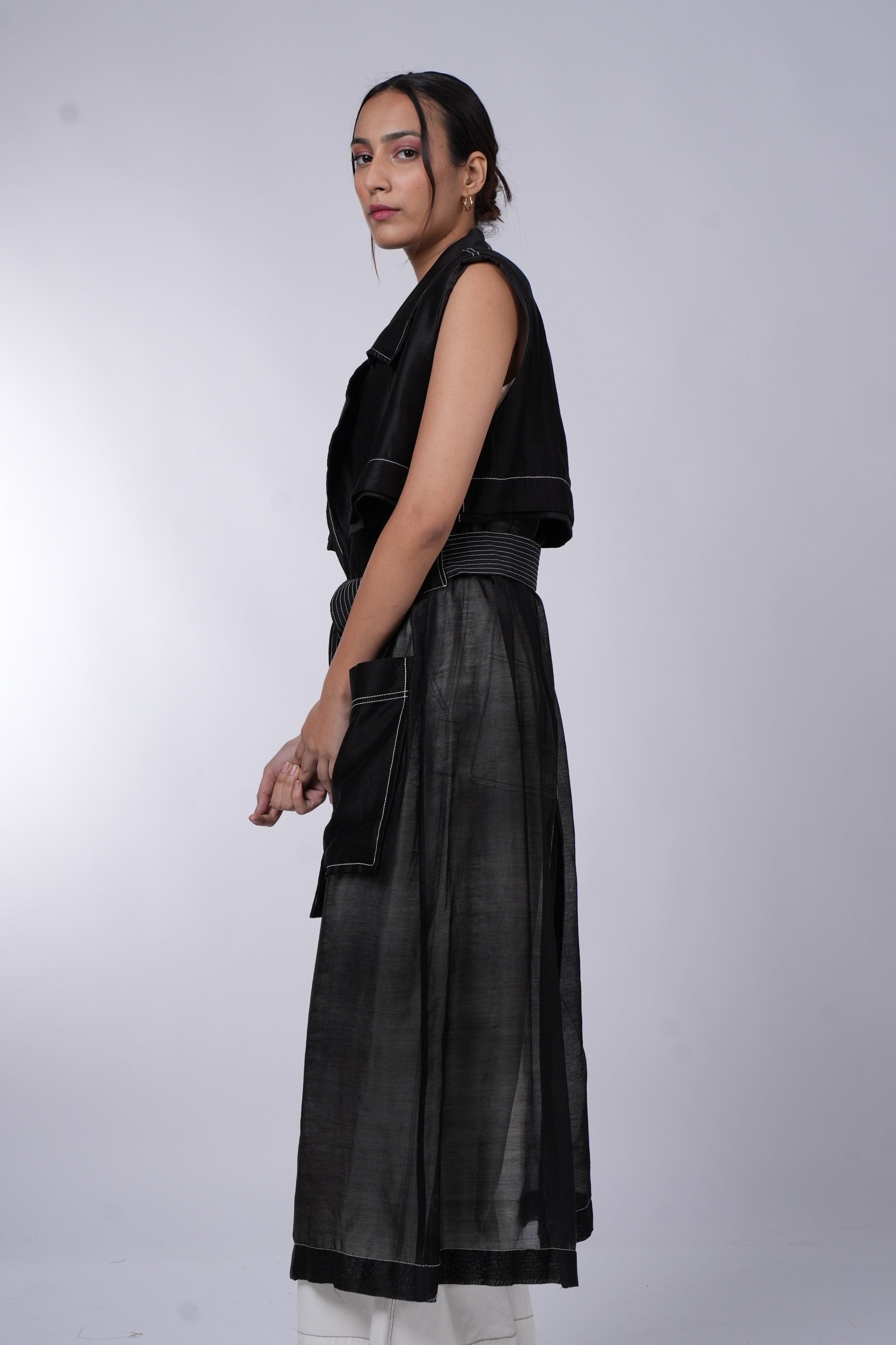 Black Lapel Co-Ord Set