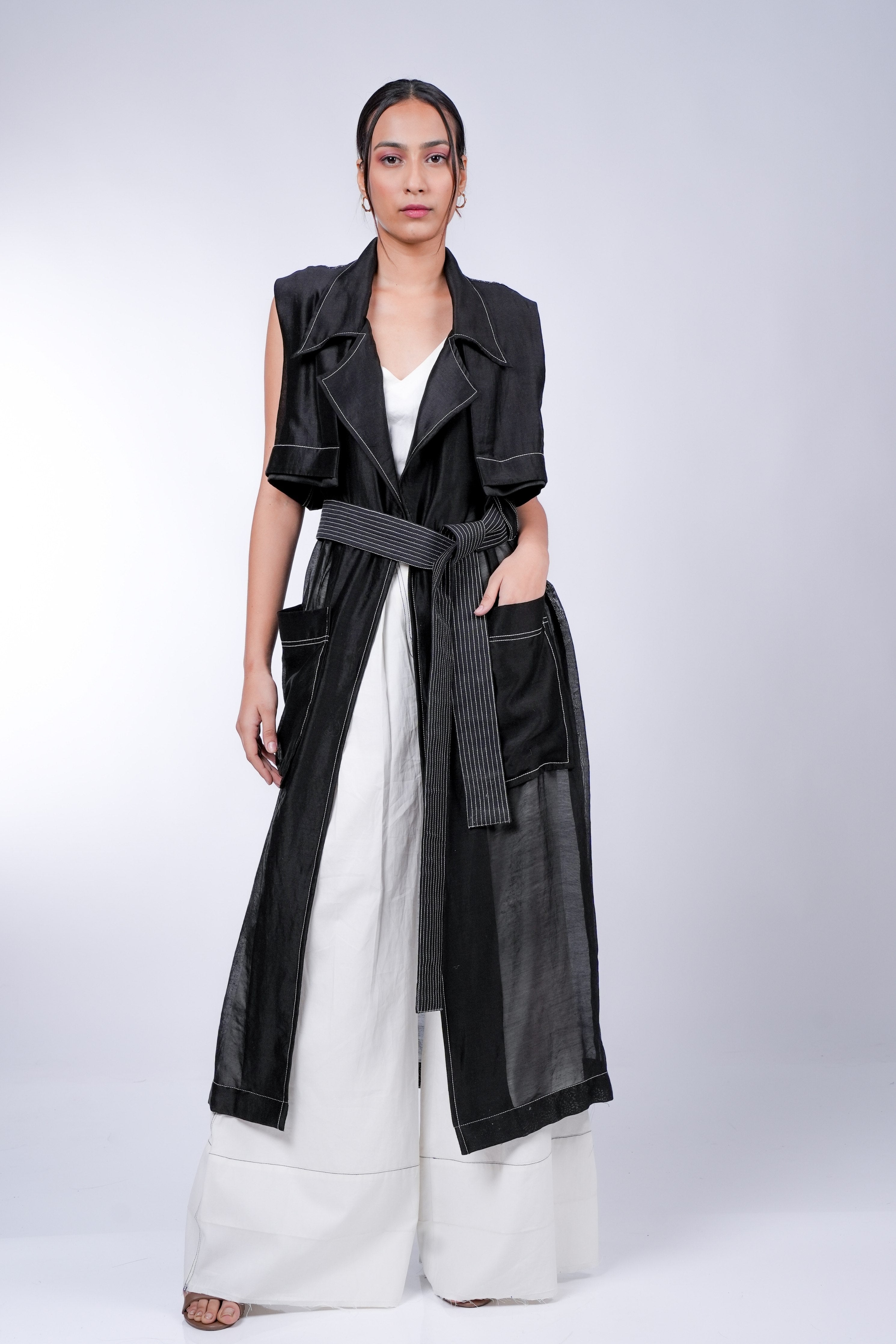 Black Lapel Co-Ord Set
