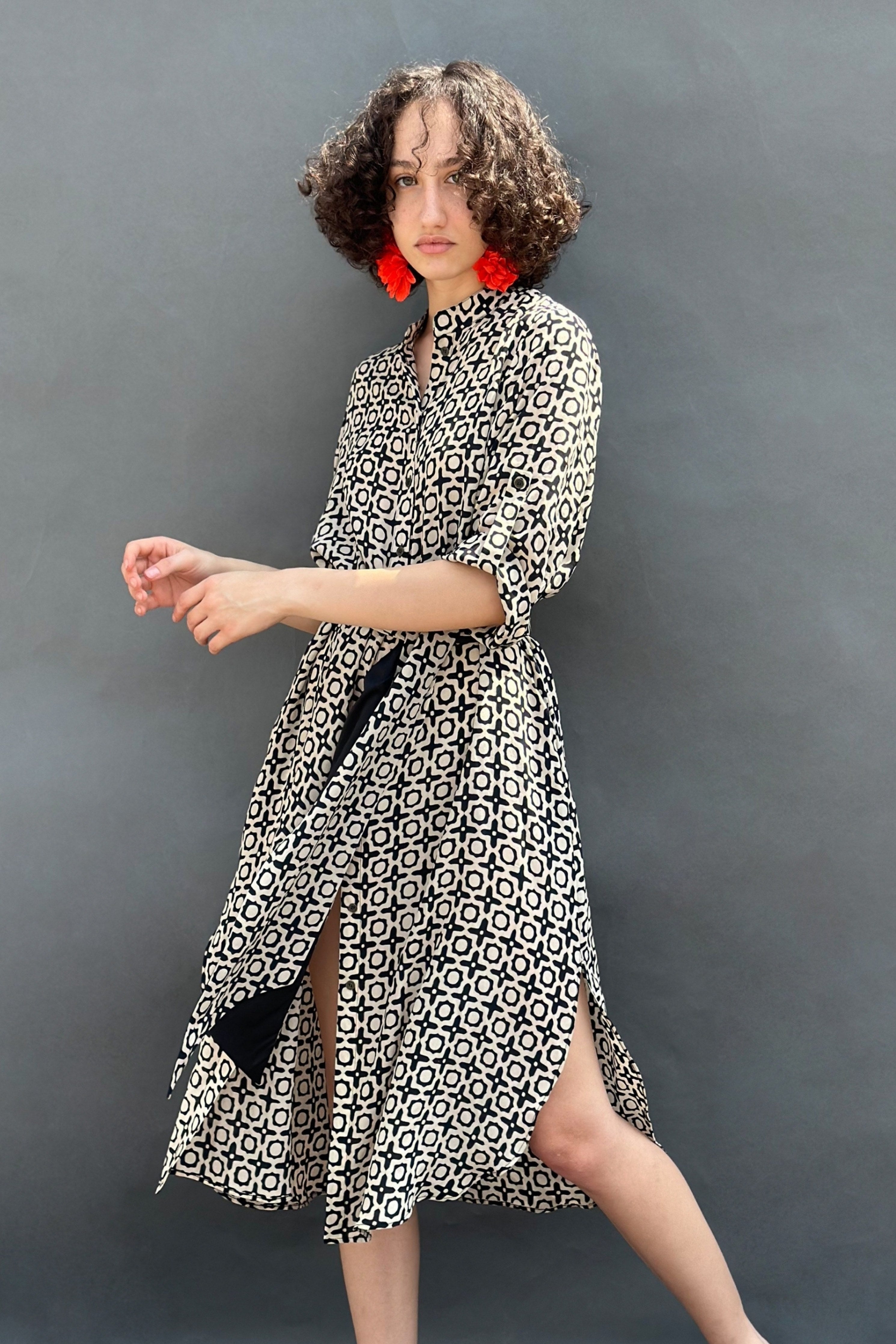 Black Tunic With Belt
