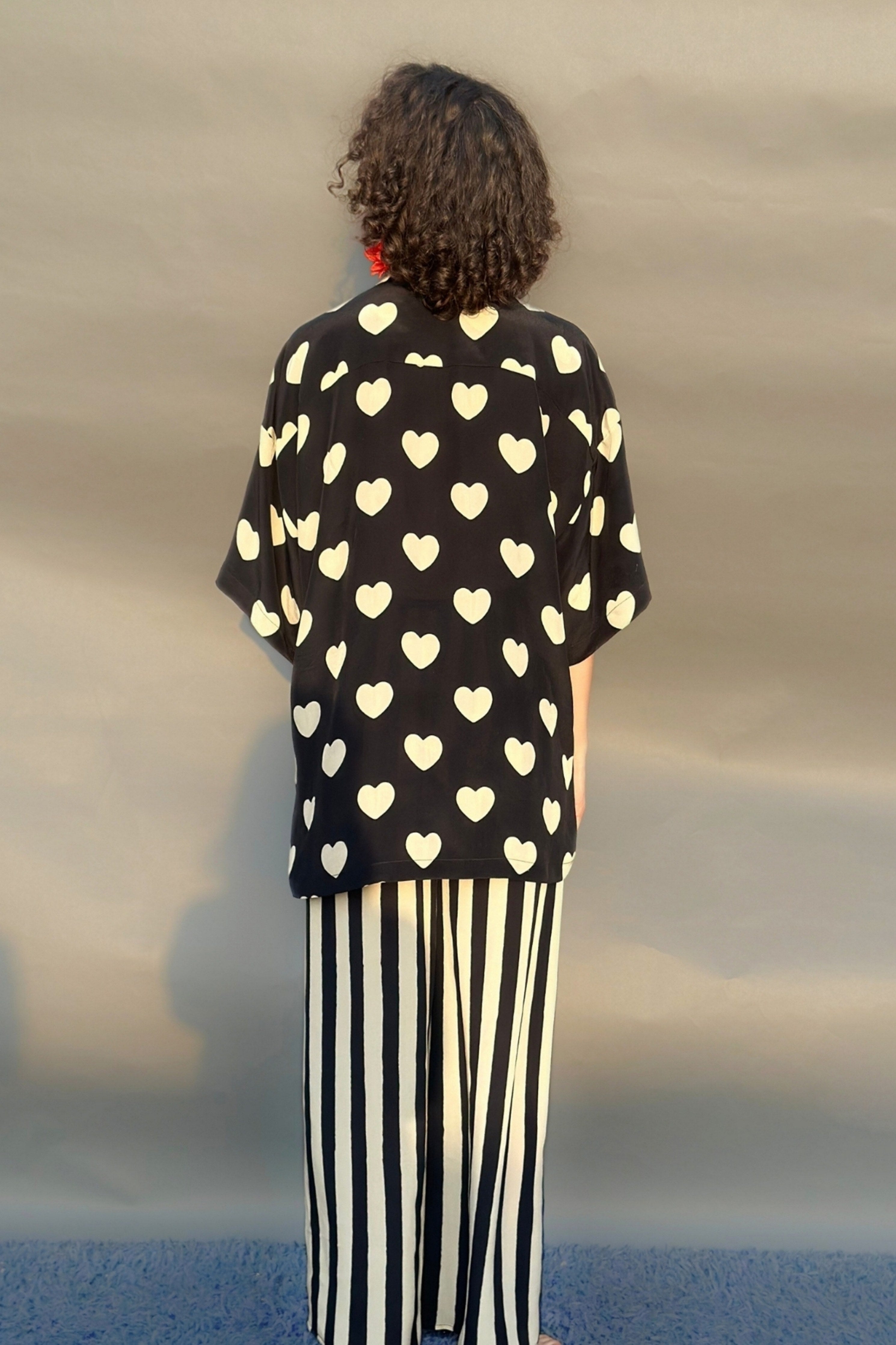 Black & White Hearts Shirt