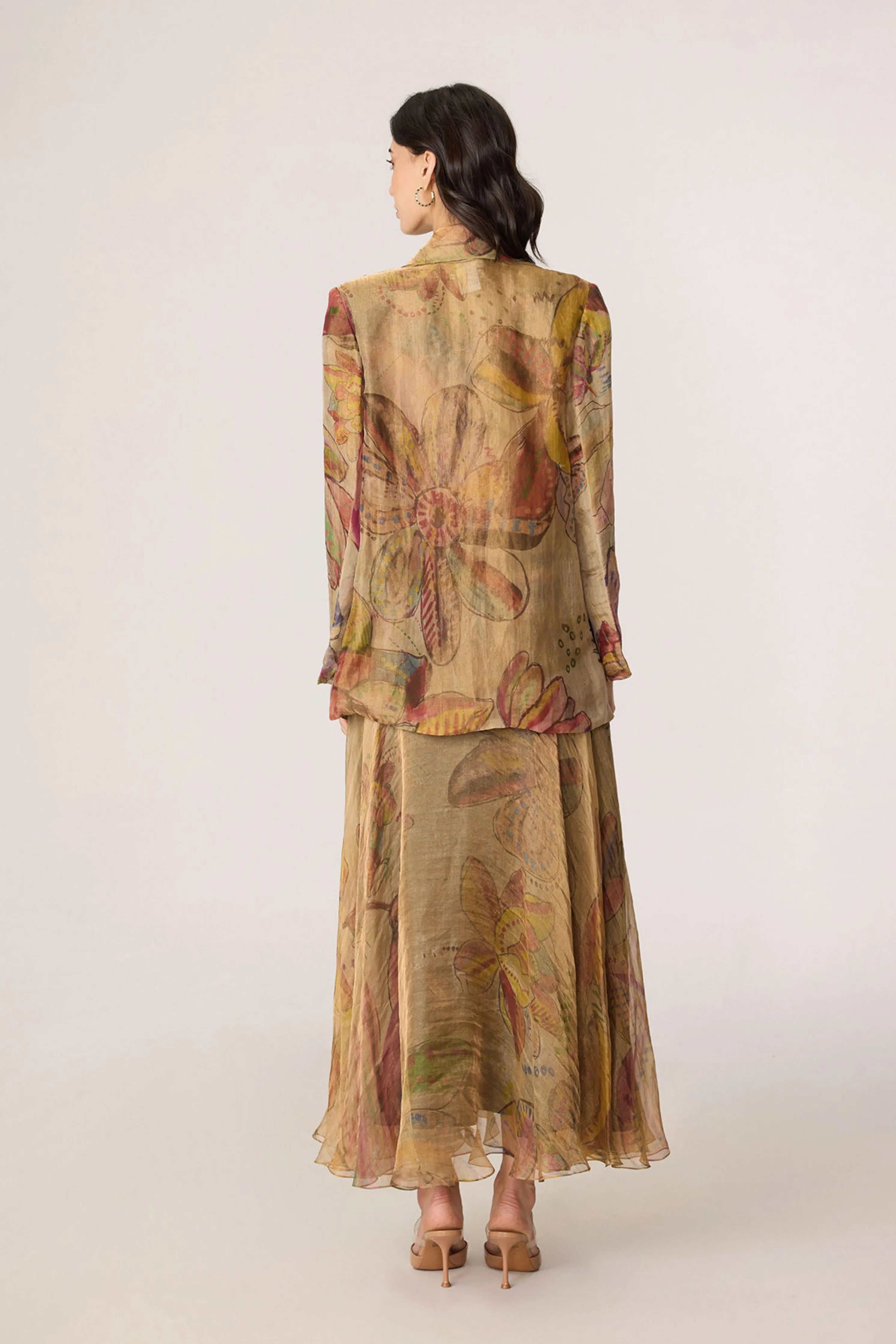 Micah Blazer With Arleth Bralette & Revah Skirt