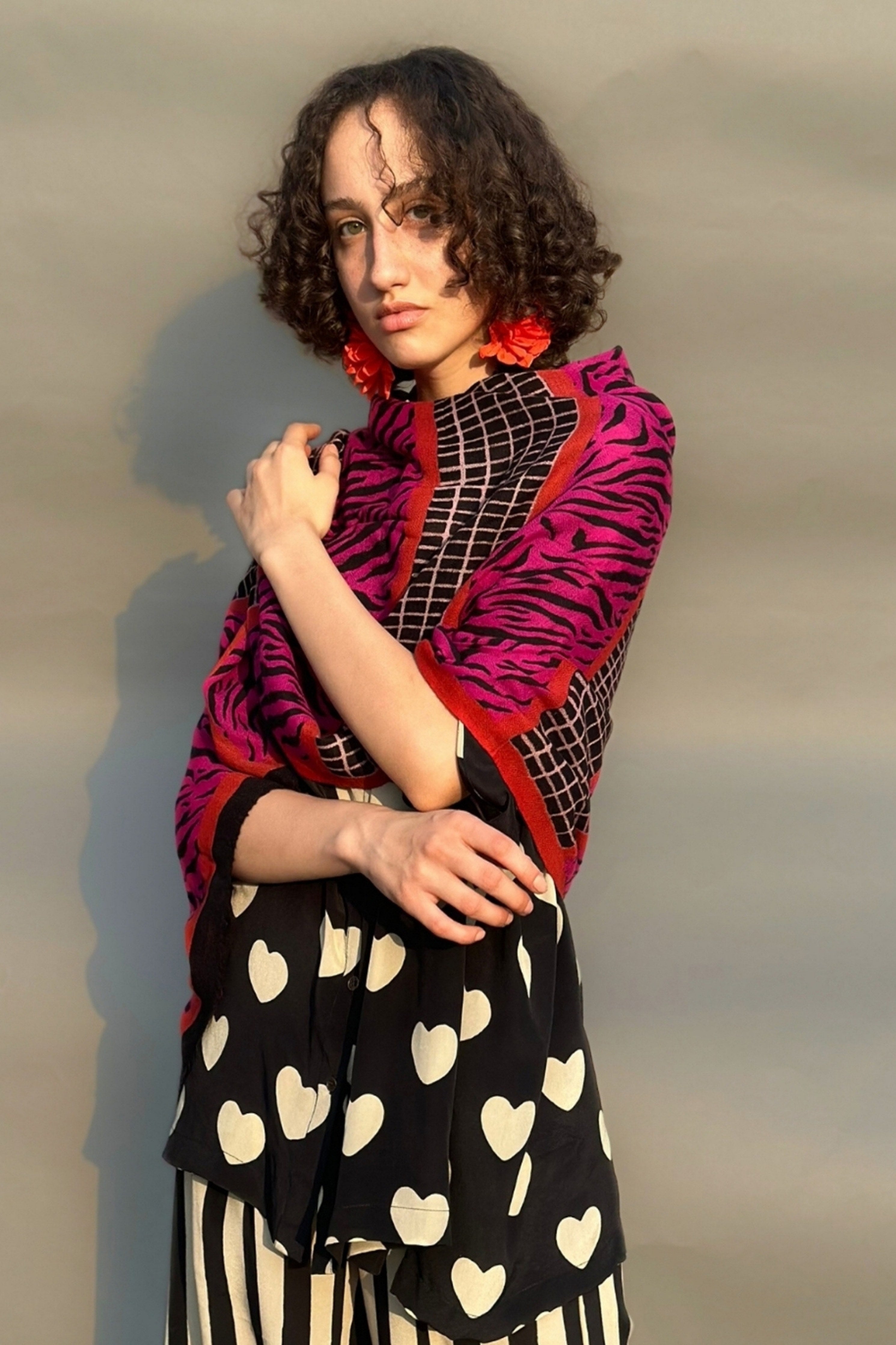 Block Printed Pashmina Scarf