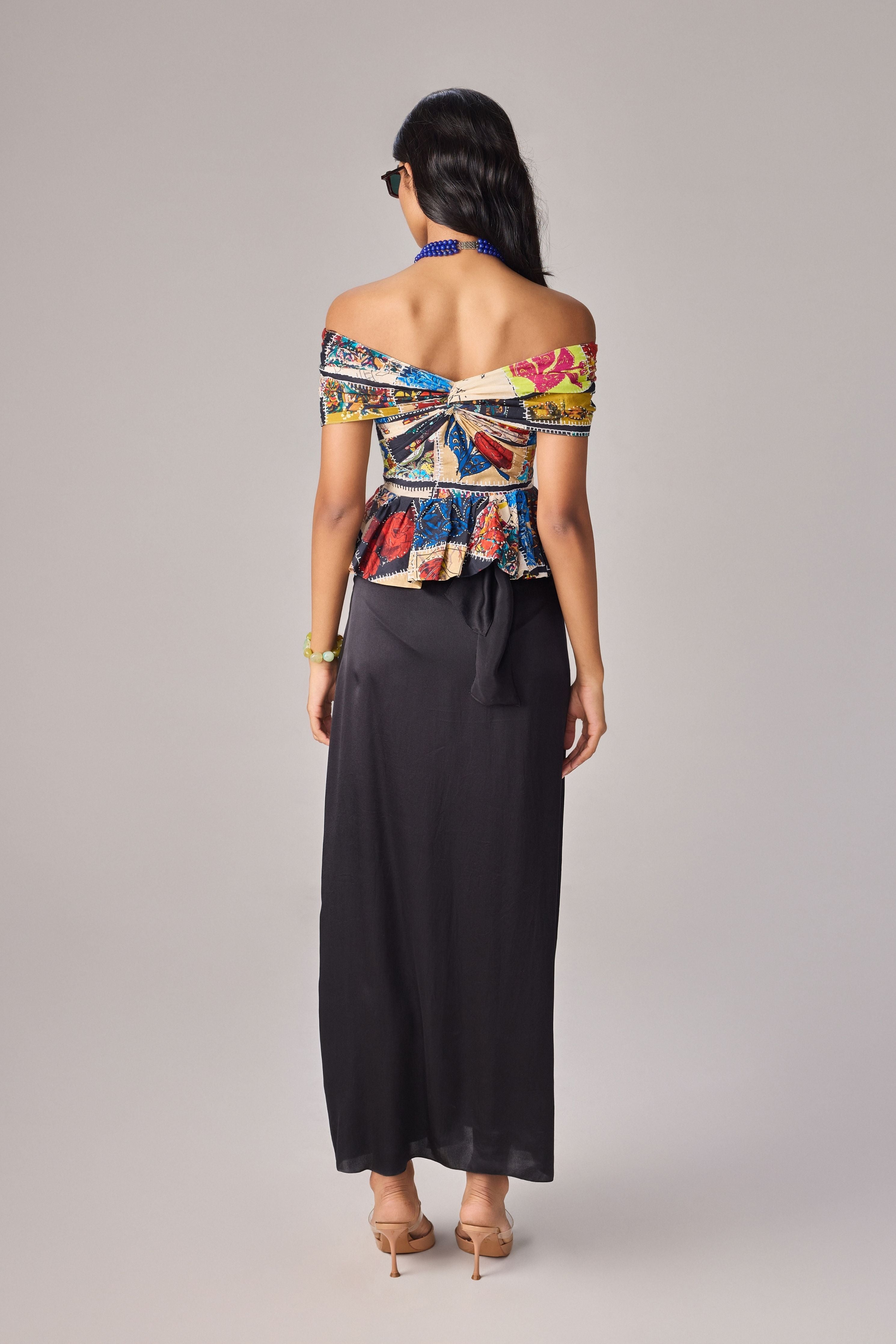 Chrysa Blouse With Zuri Skirt