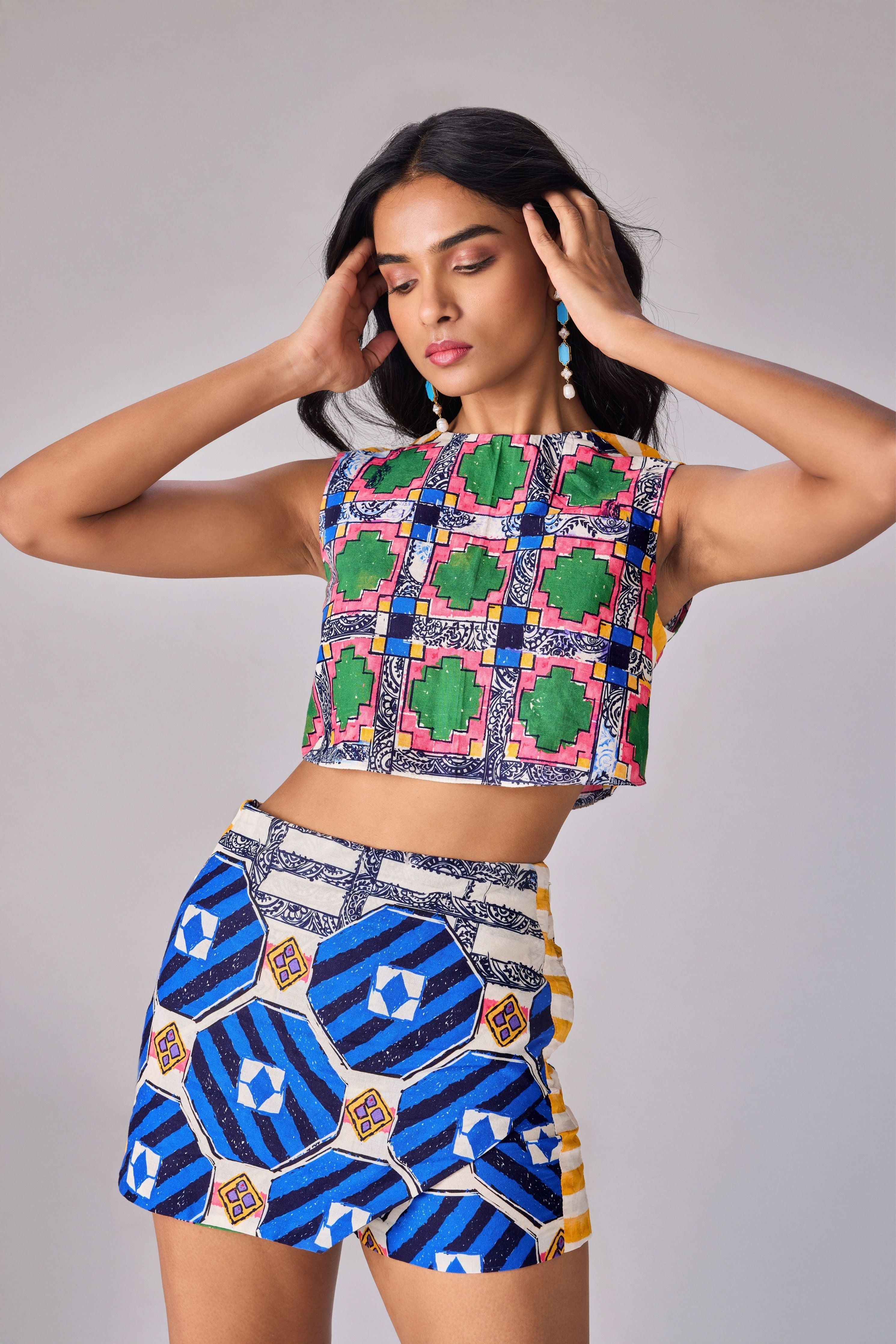 Zelda Blouse & Sia Skort