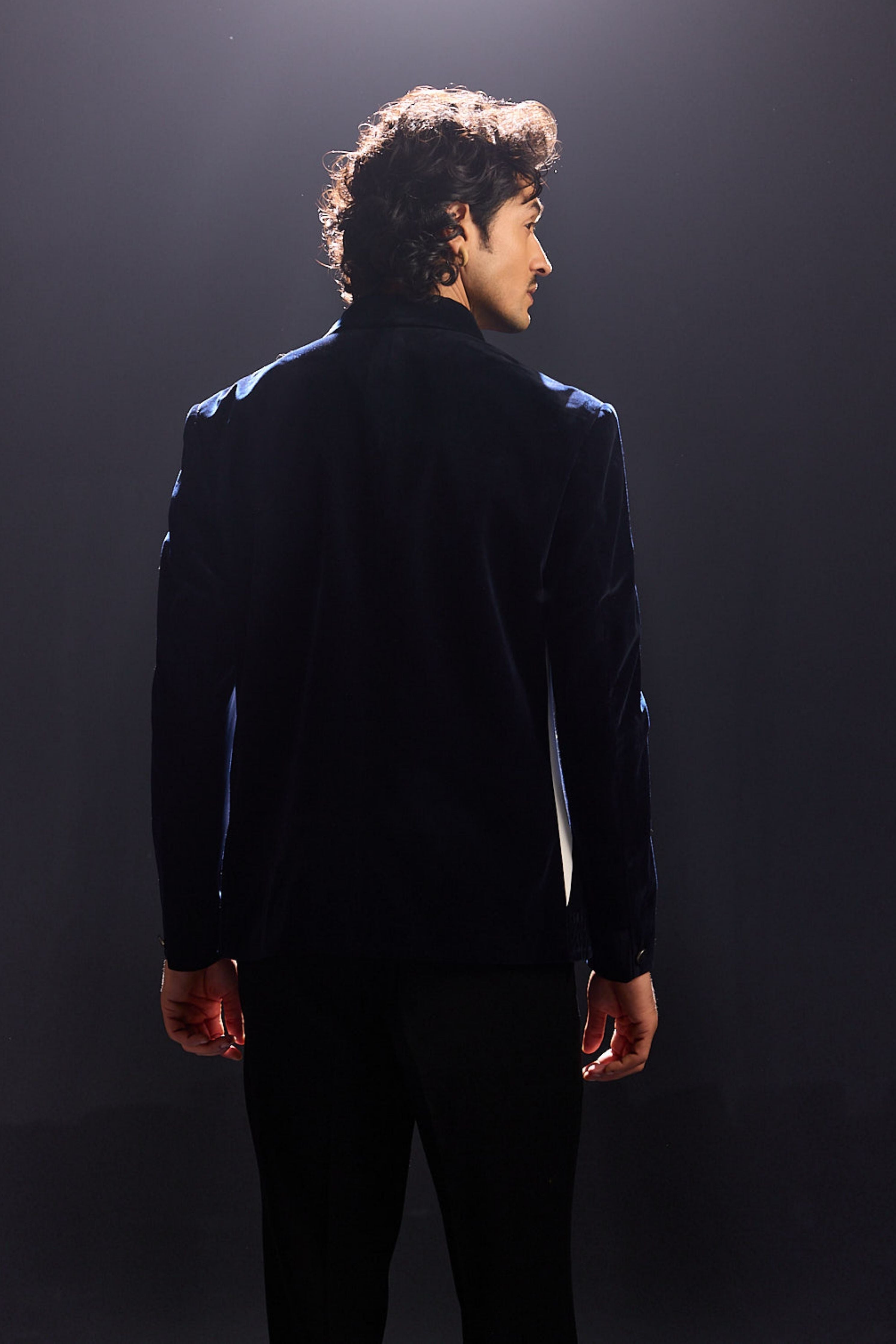 Blue Velvet Jacket