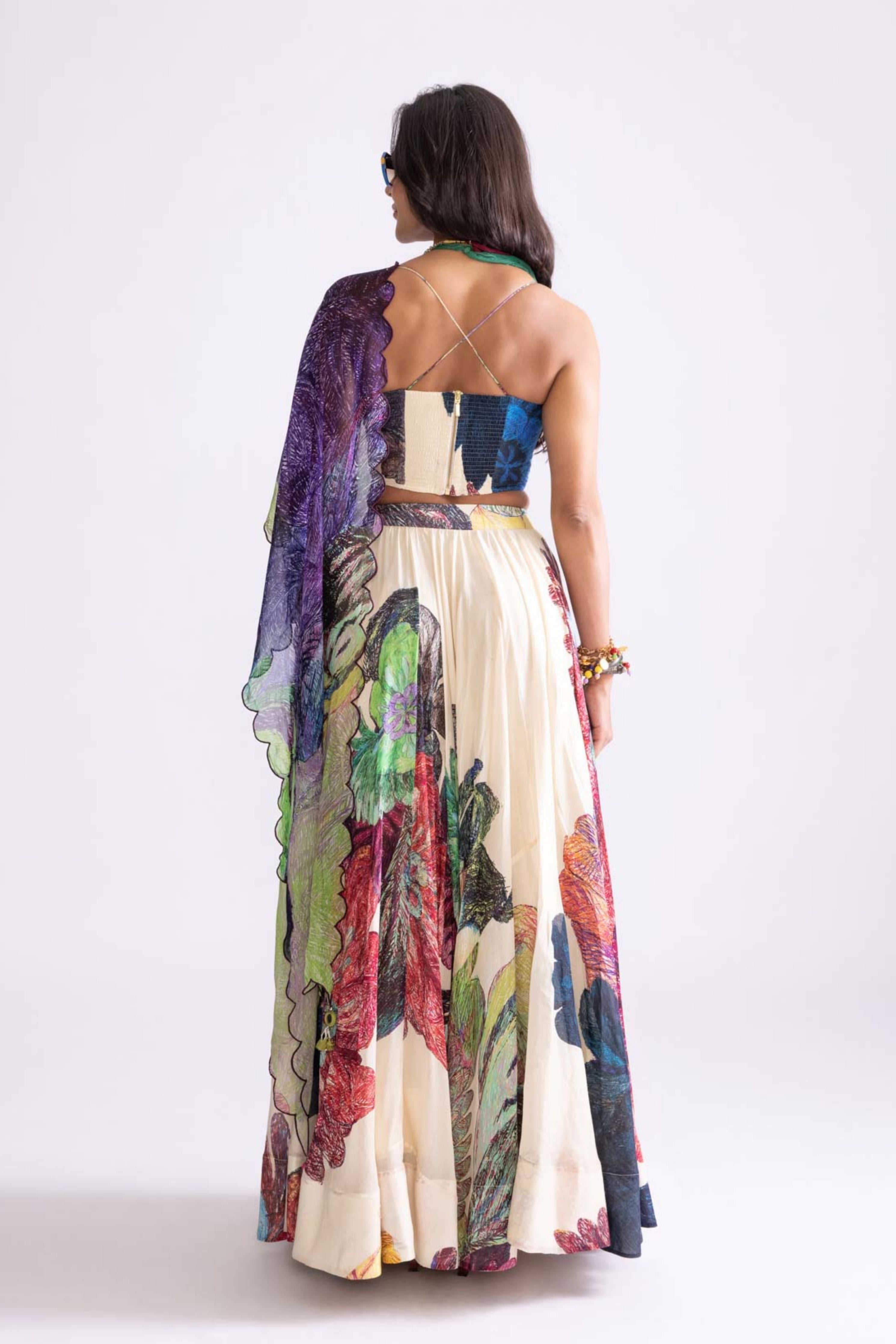 Bluey Lehenga Set