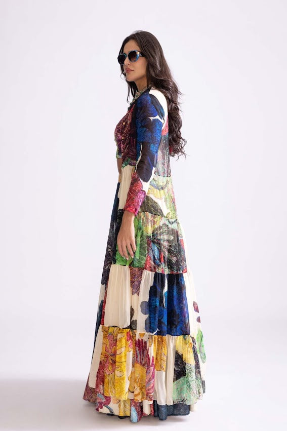 Bluey Magnolia Lehenga Set