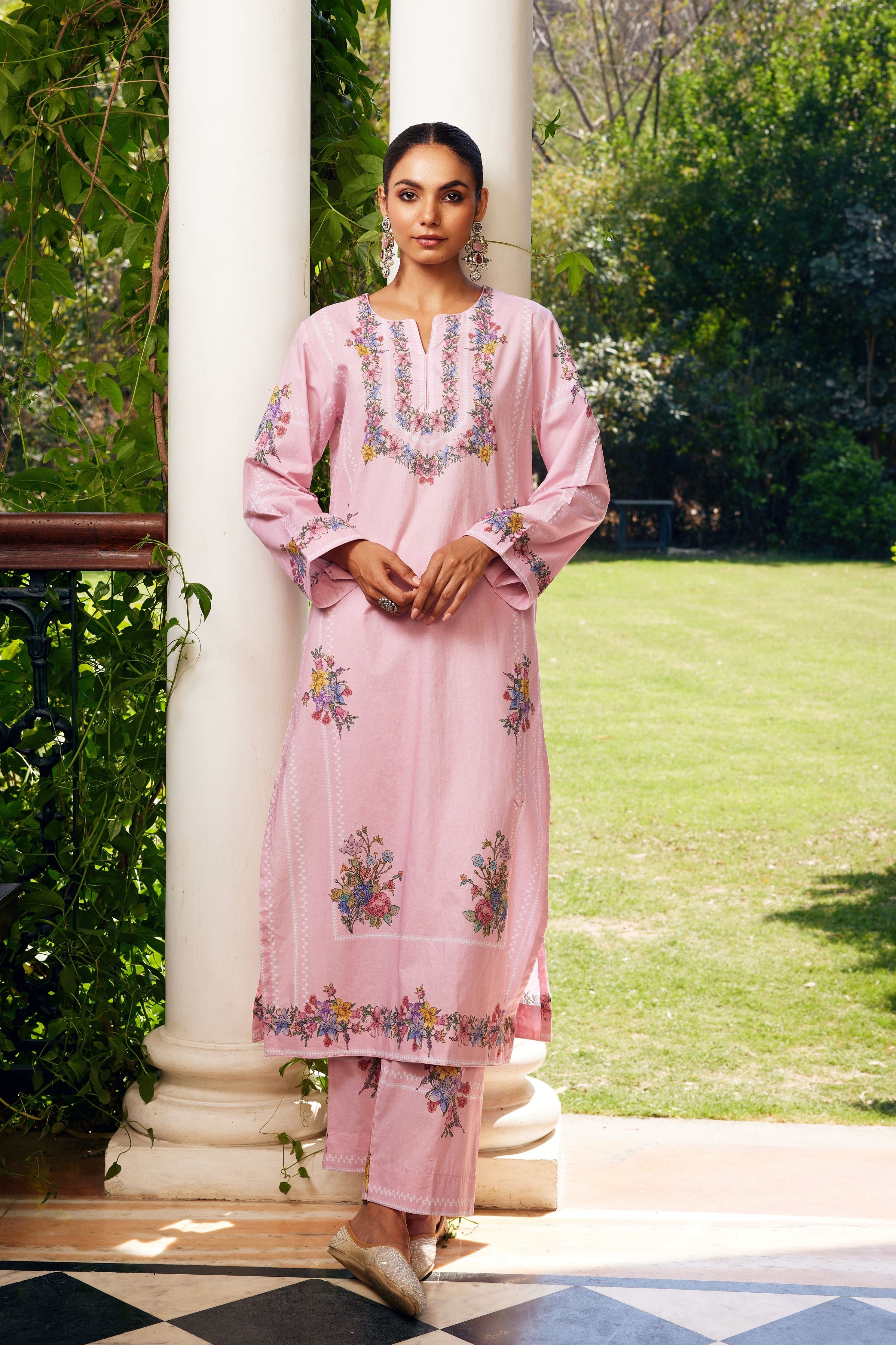 Blush Pink Gulzaar Kurta Set