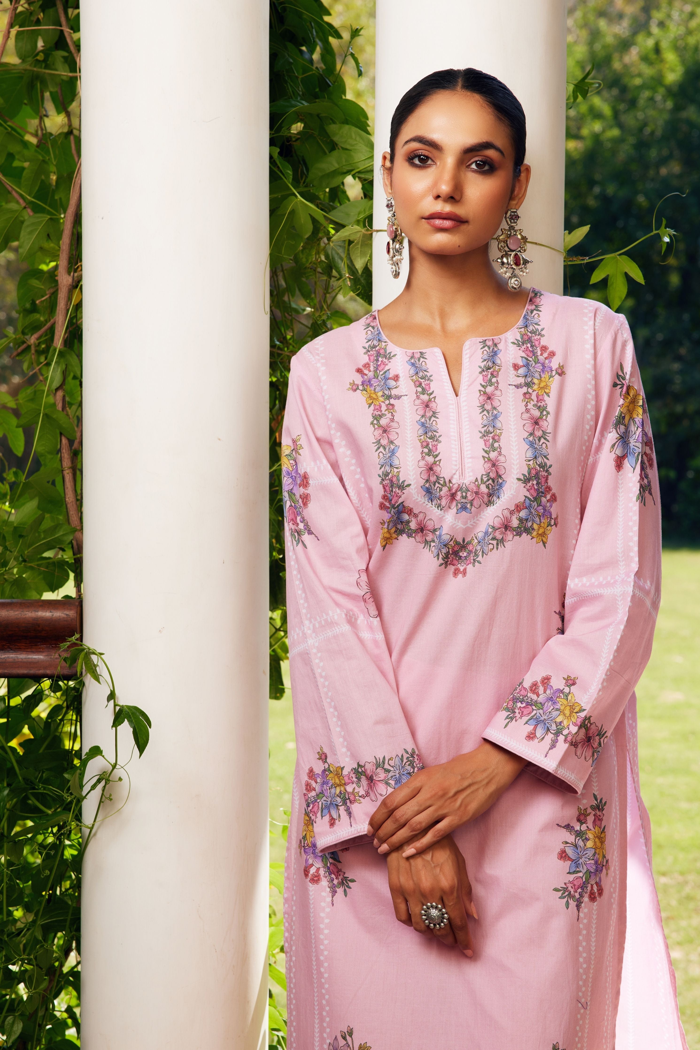 Blush Pink Gulzaar Kurta Set