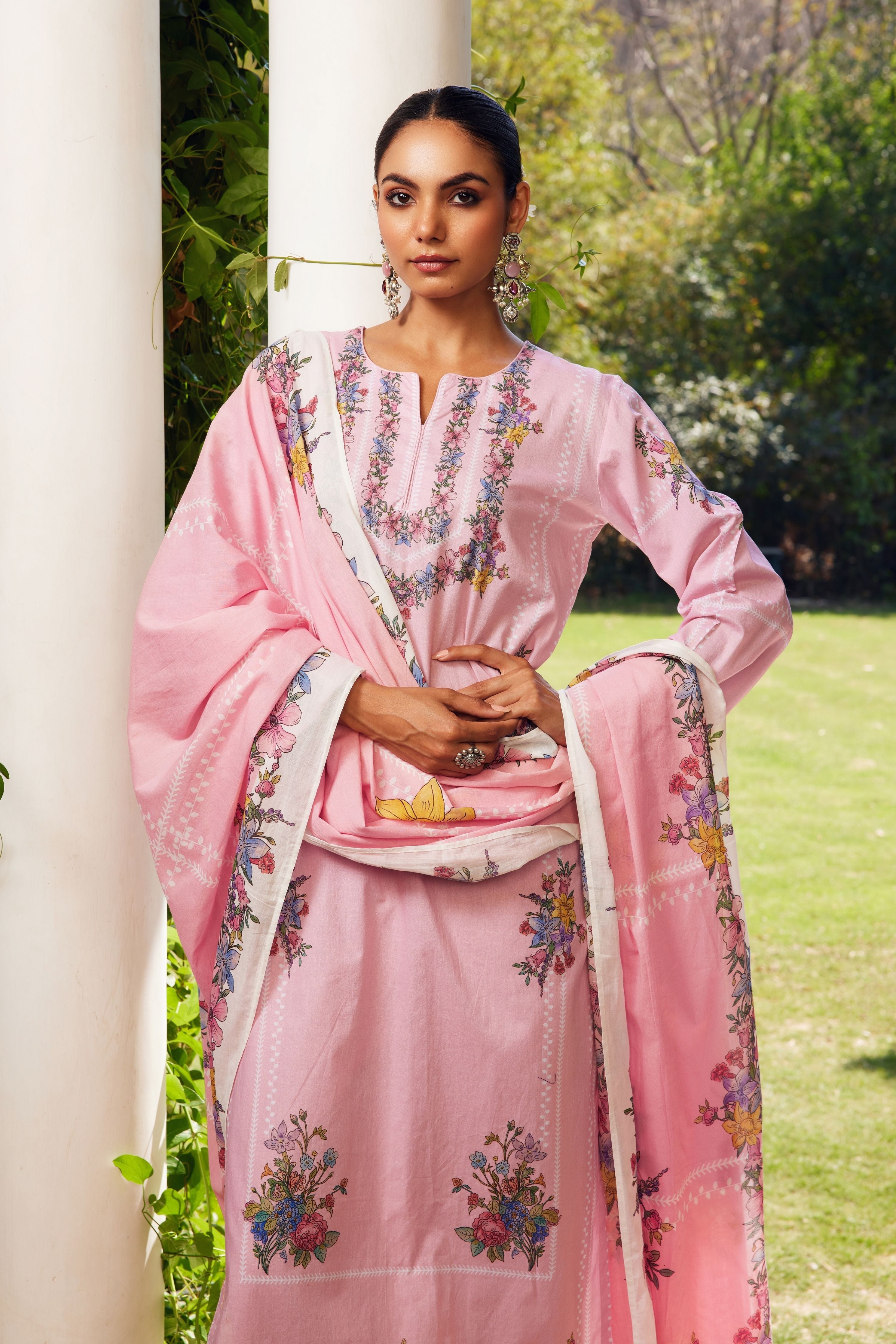 Blush Pink Gulzaar Kurta Set