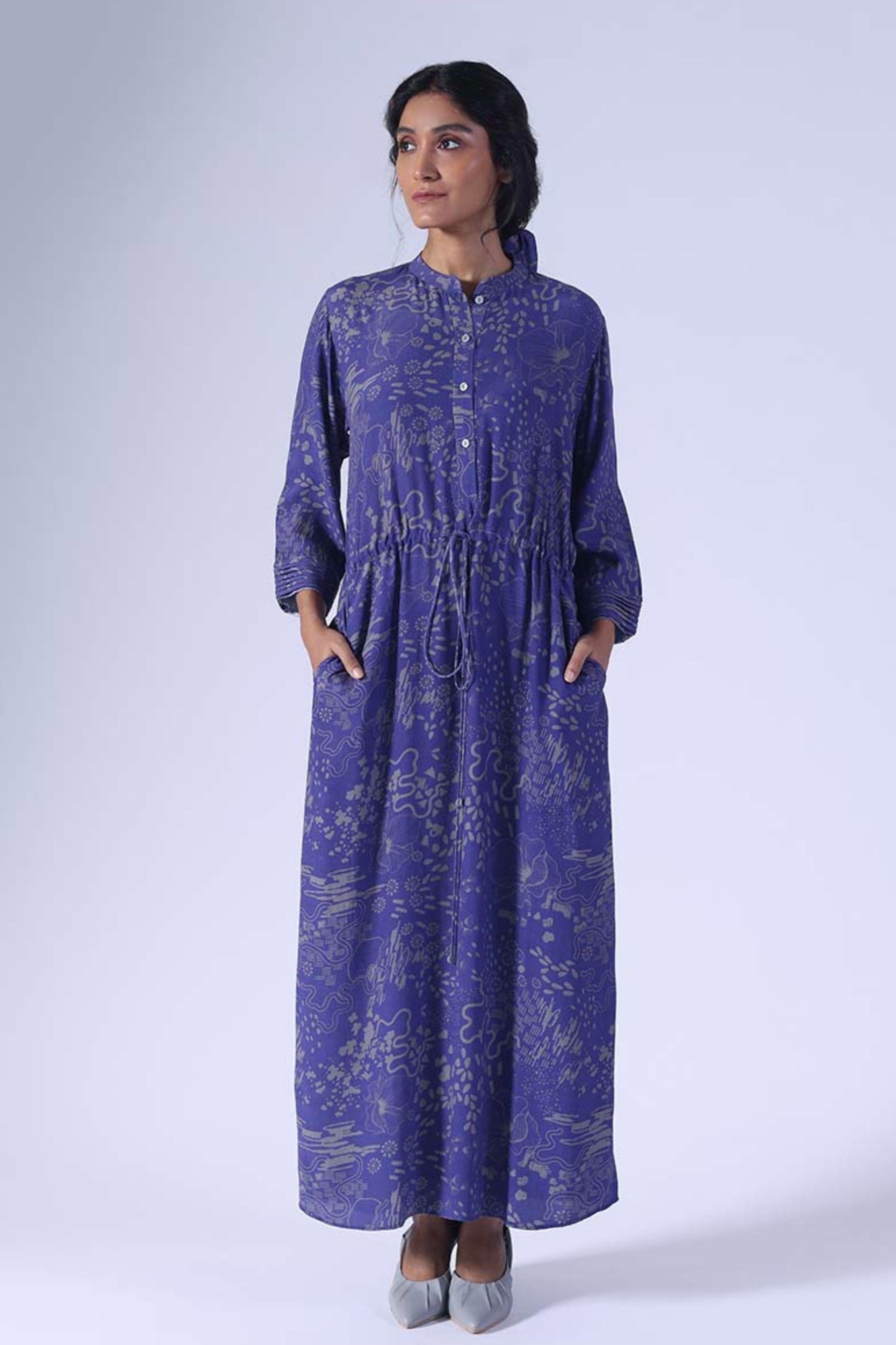 Botanic Drawstring Dress