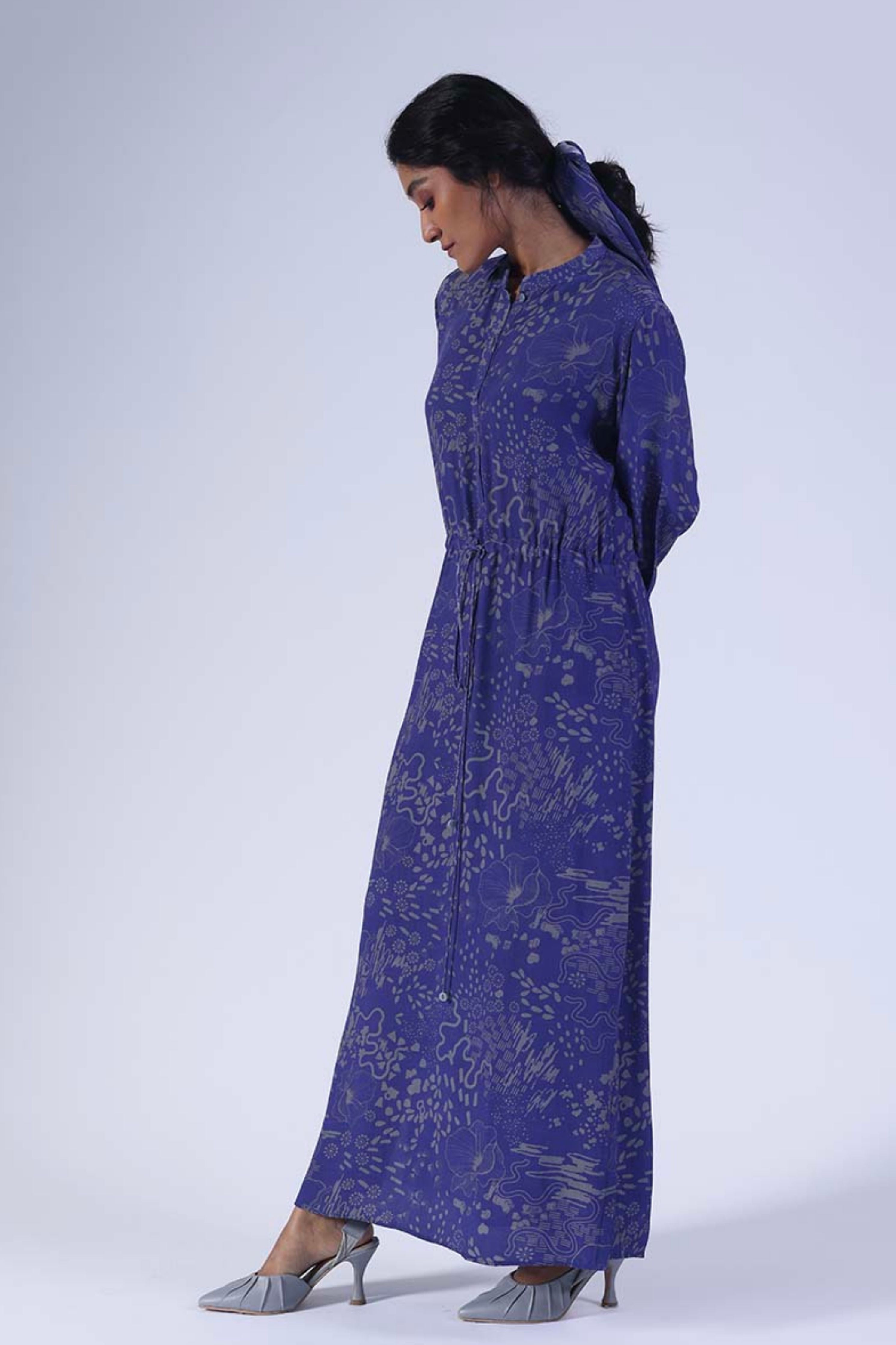 Botanic Drawstring Dress