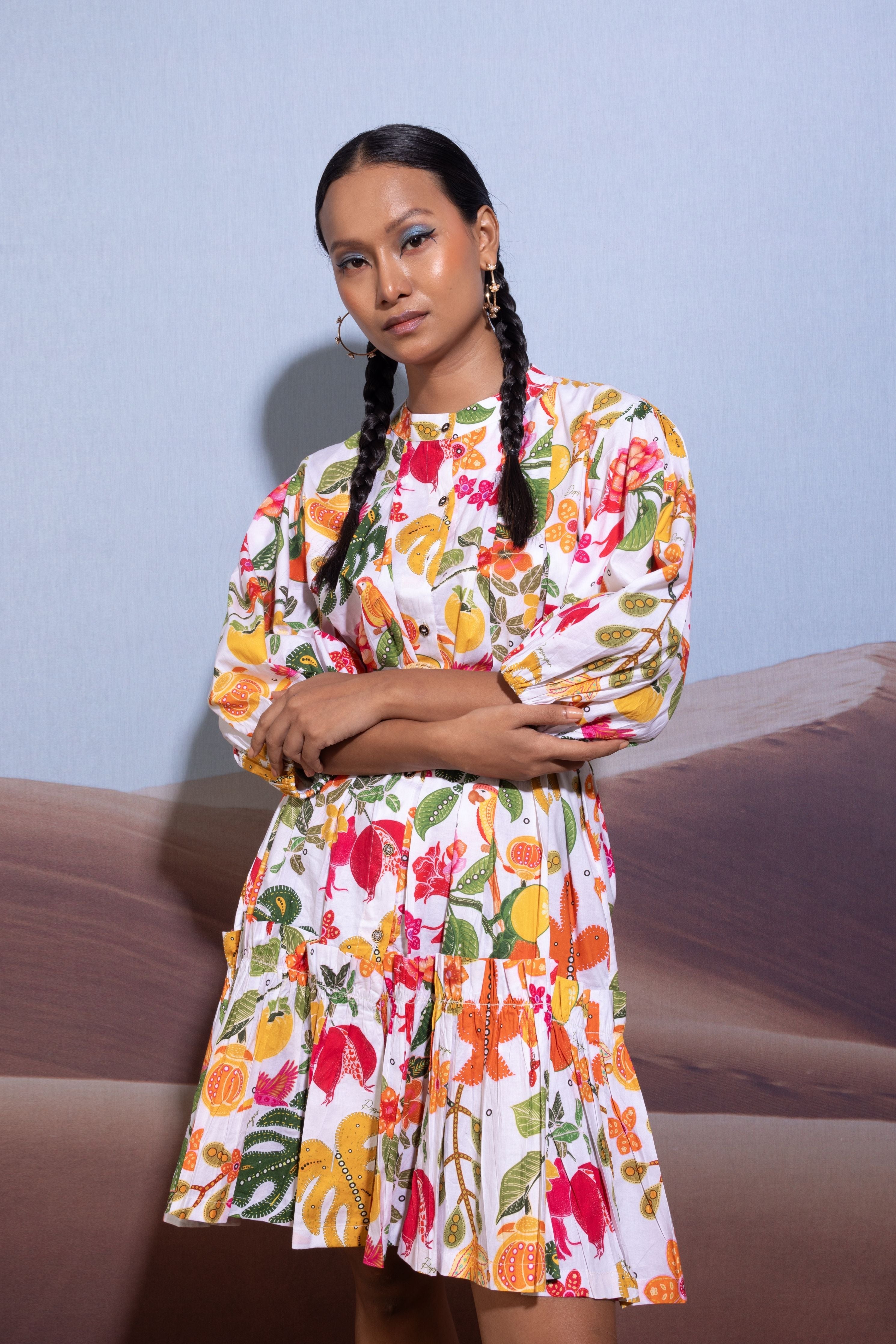 Botanical Elegance Dress