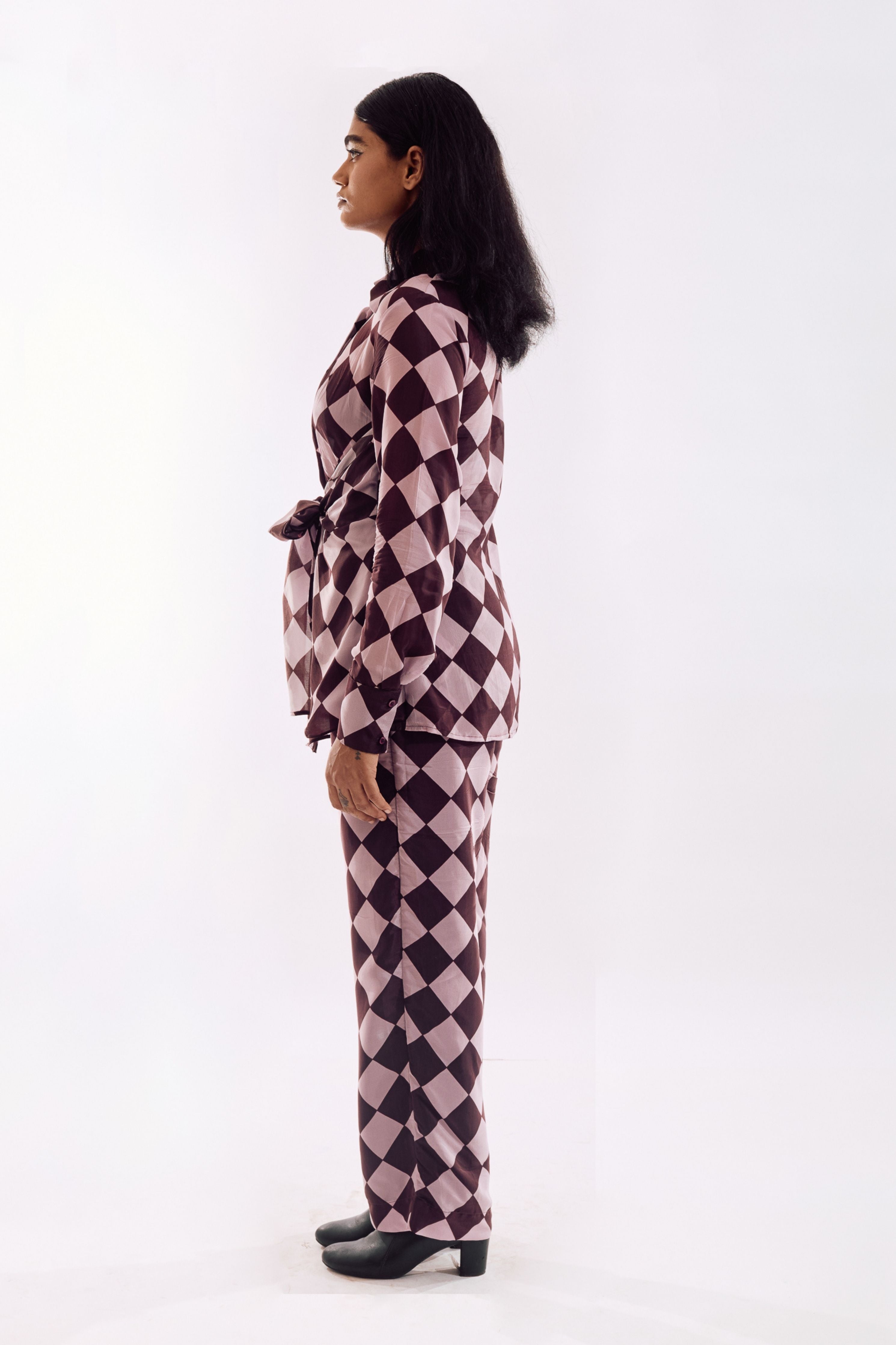 Brown Pink Co-Ord set