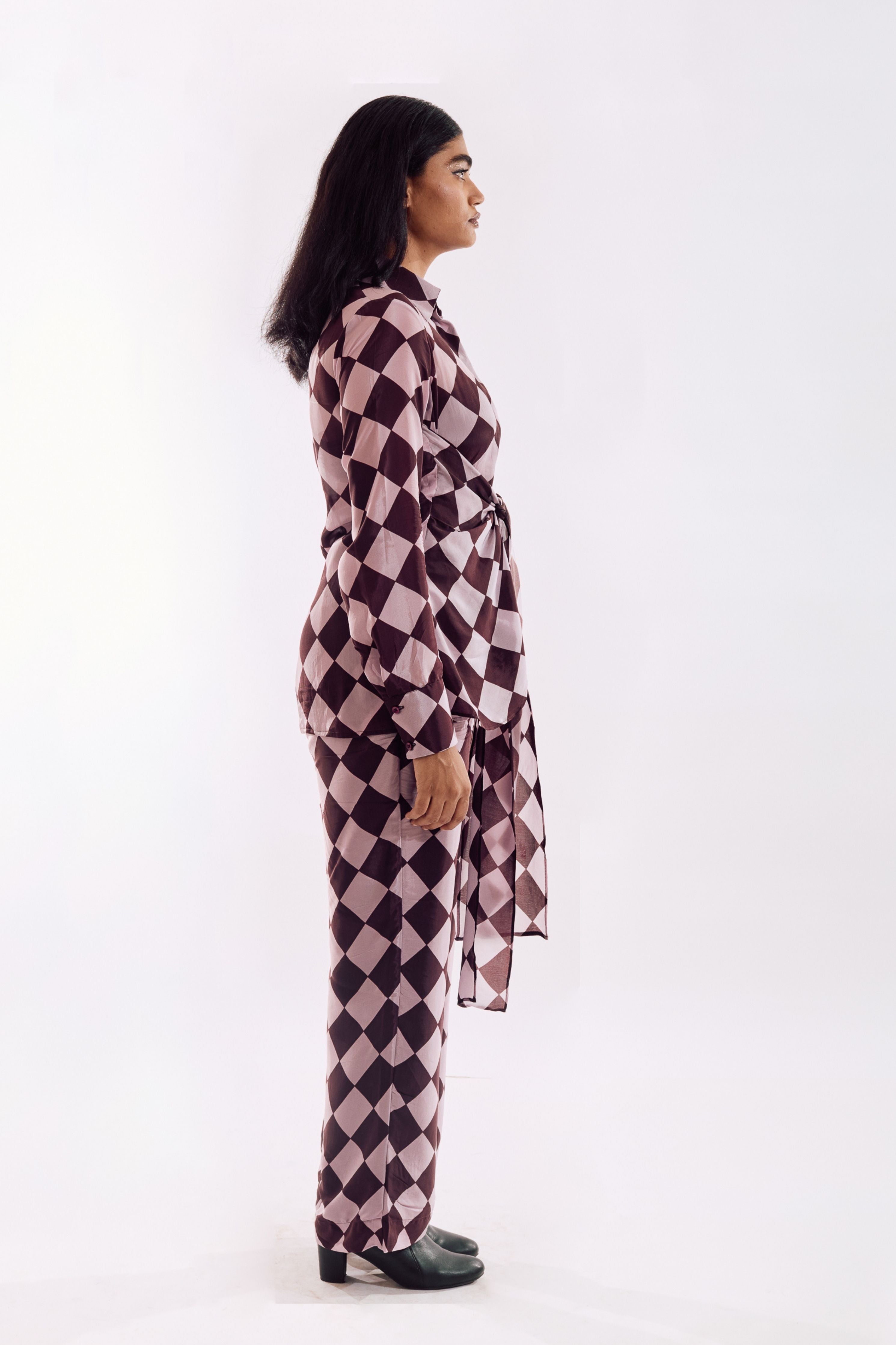 Brown Pink Co-Ord set