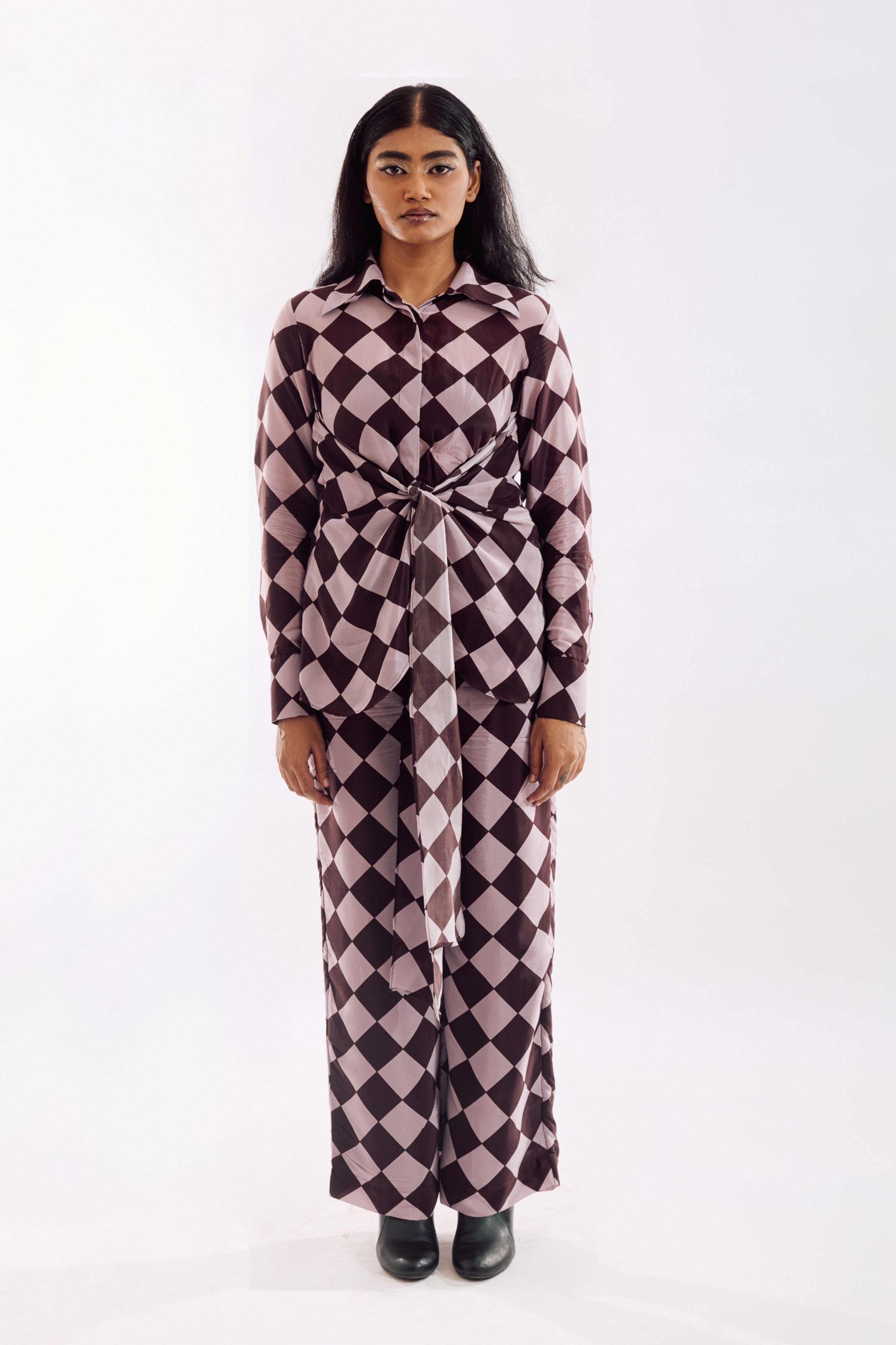Brown Pink Co-Ord set