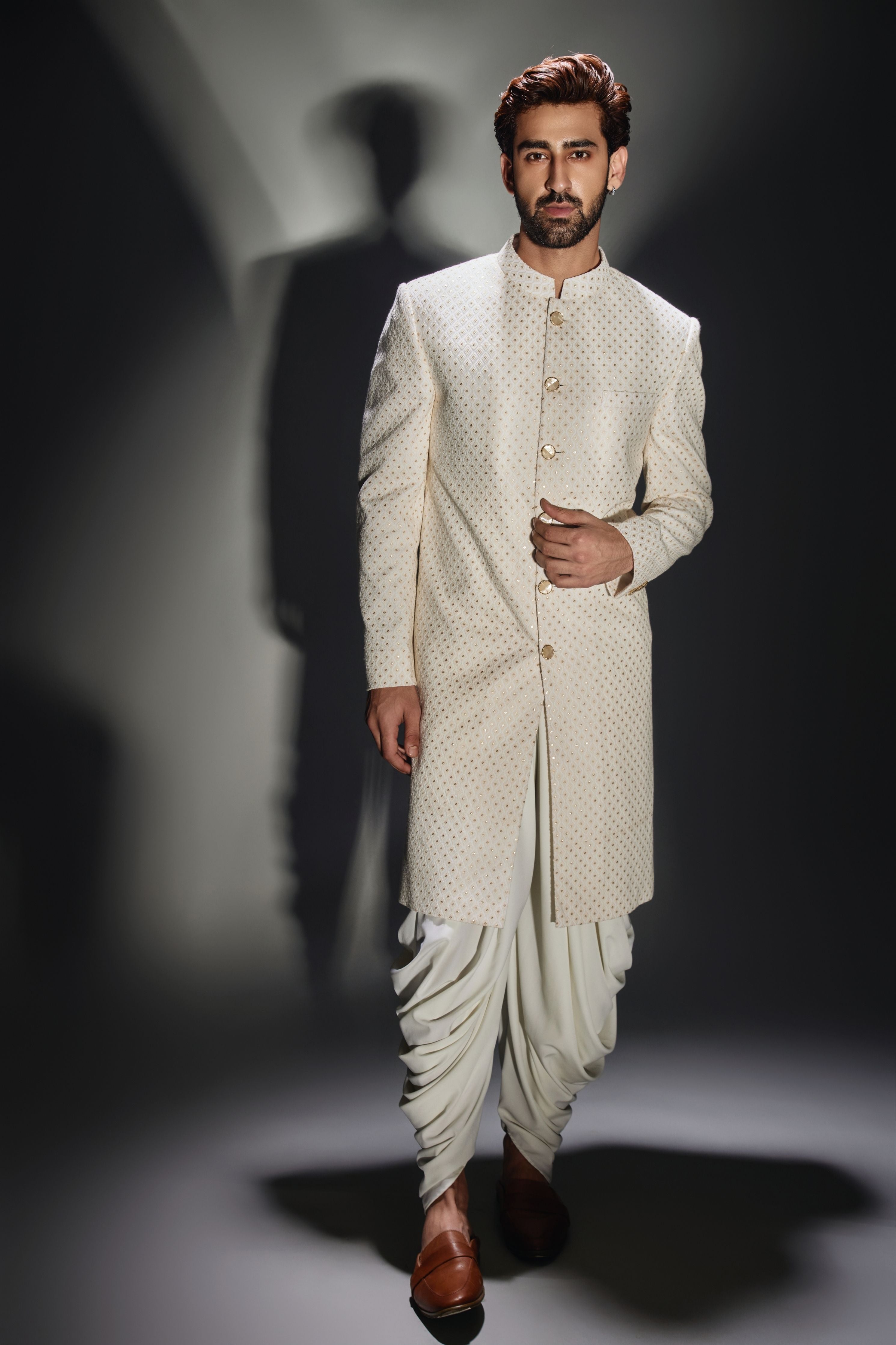 Burfi Achkan Set