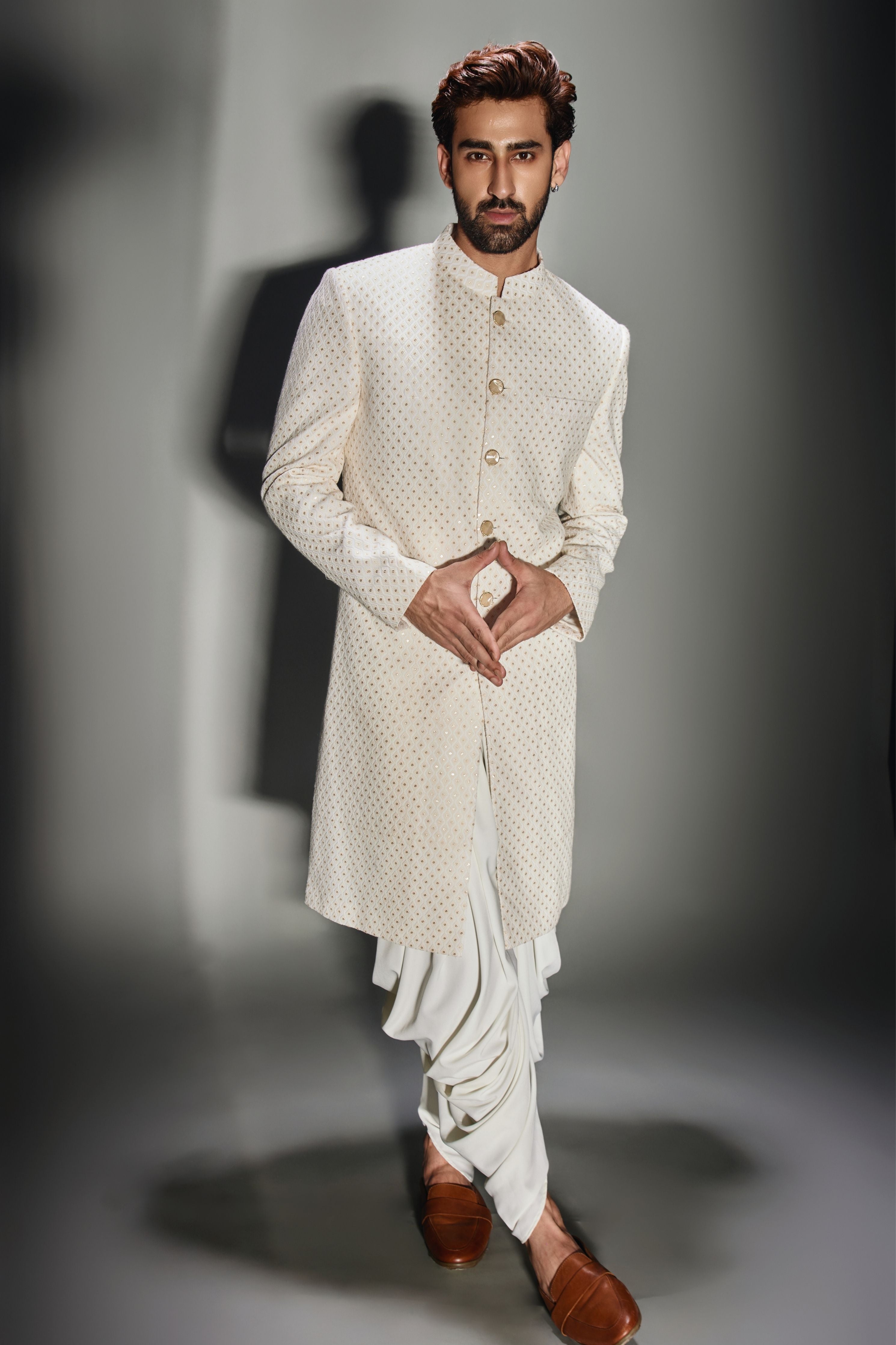 Burfi Achkan Set