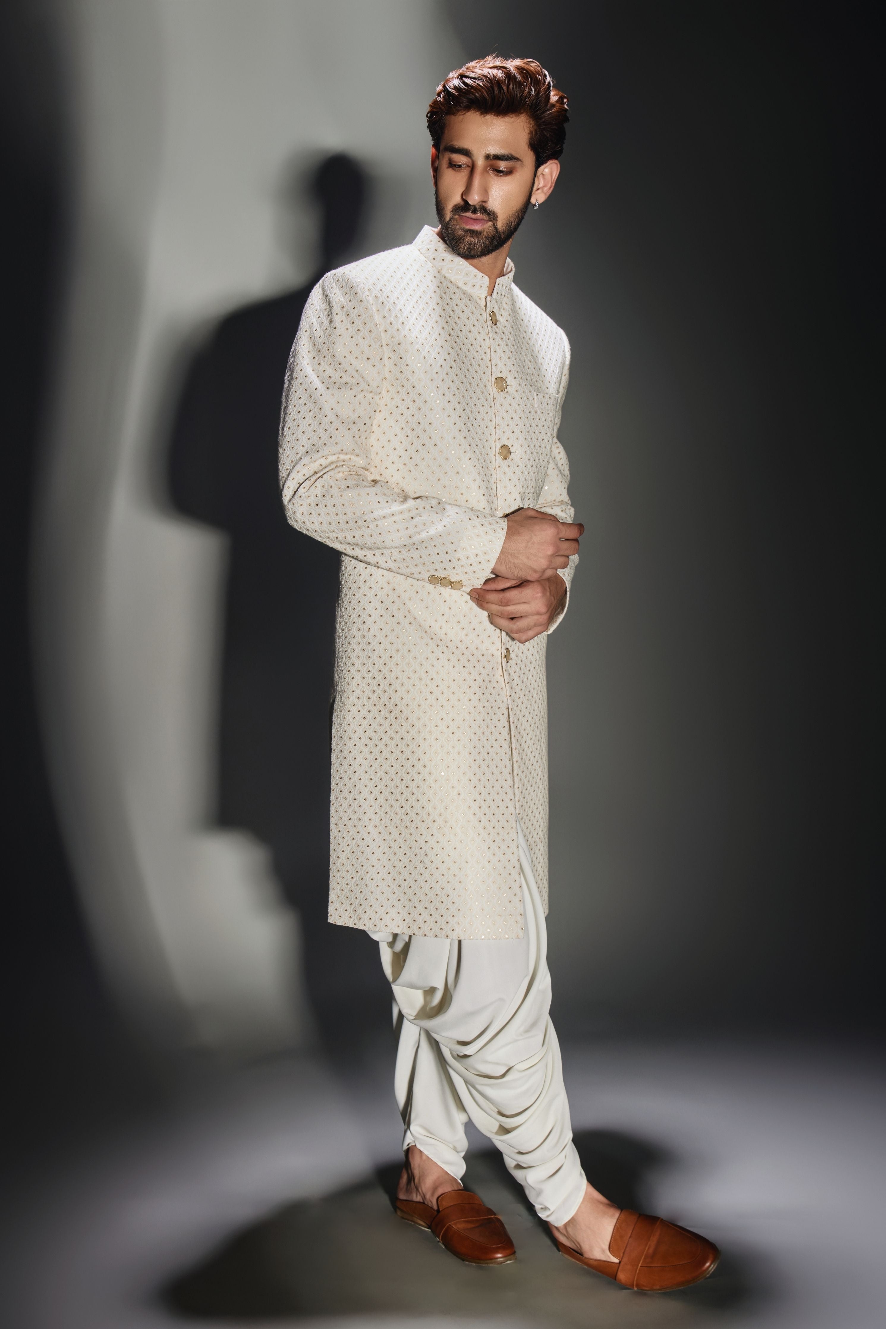 Burfi Achkan Set
