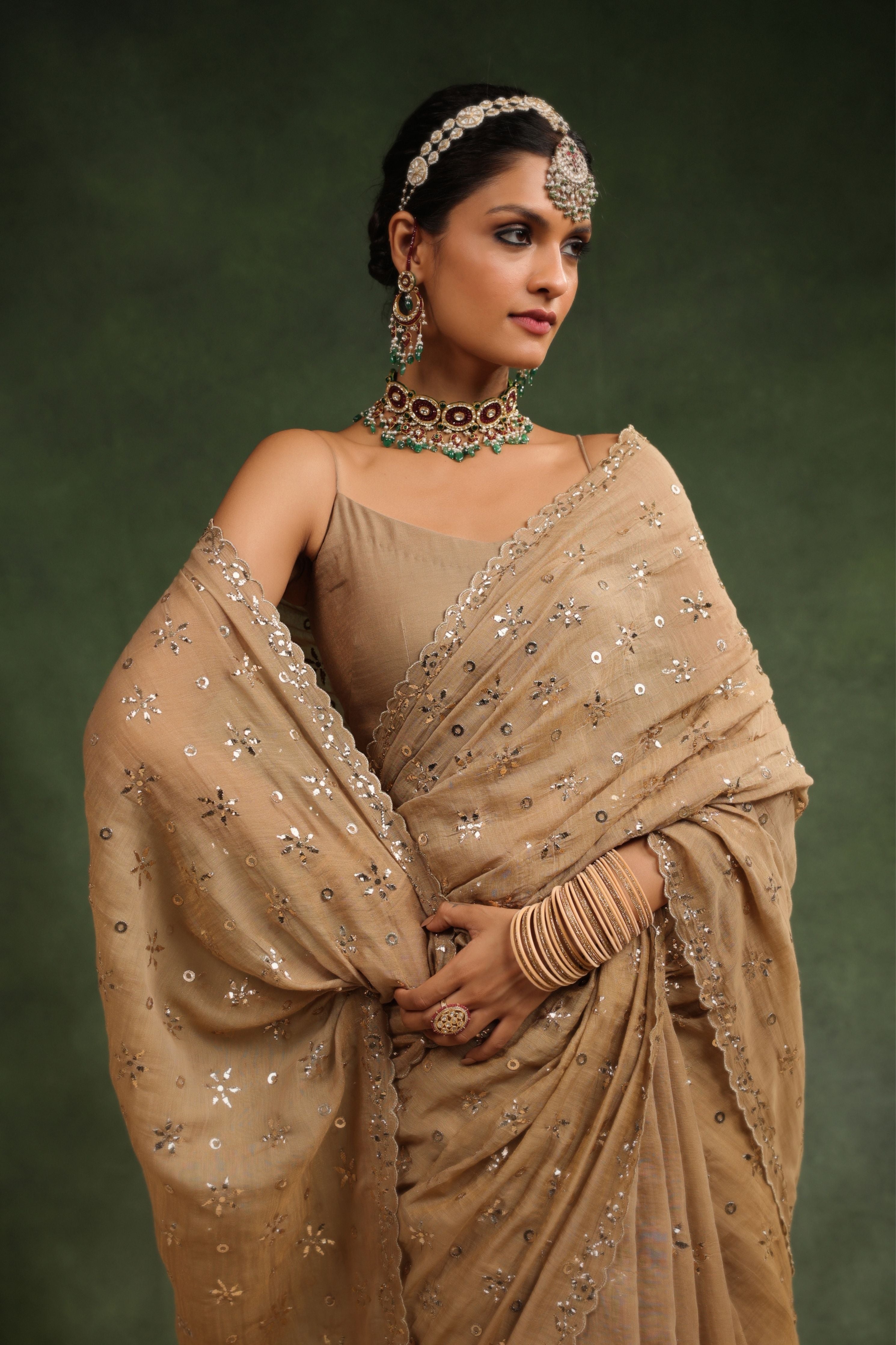Nutmeg Saree
