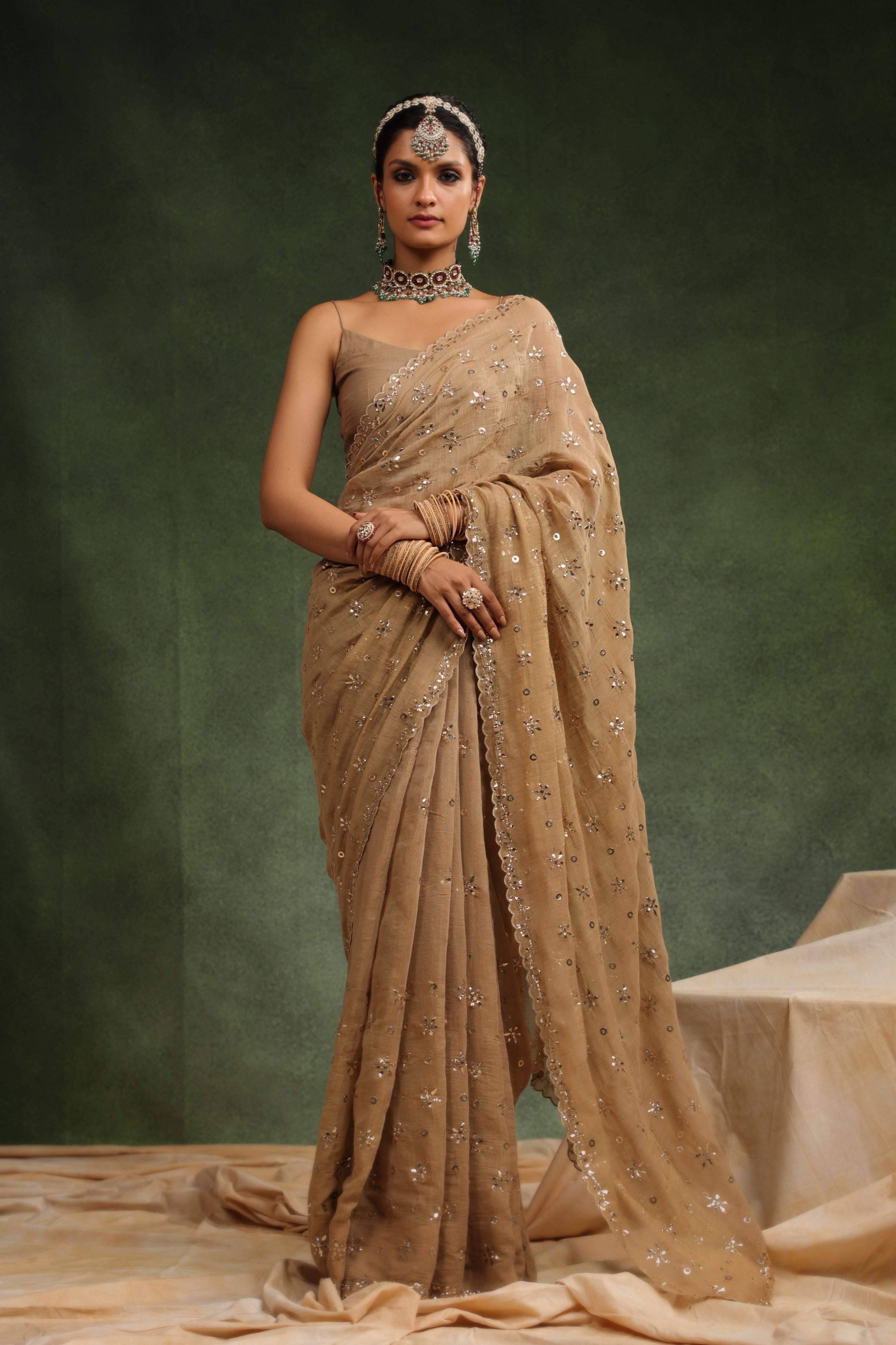 Nutmeg Saree