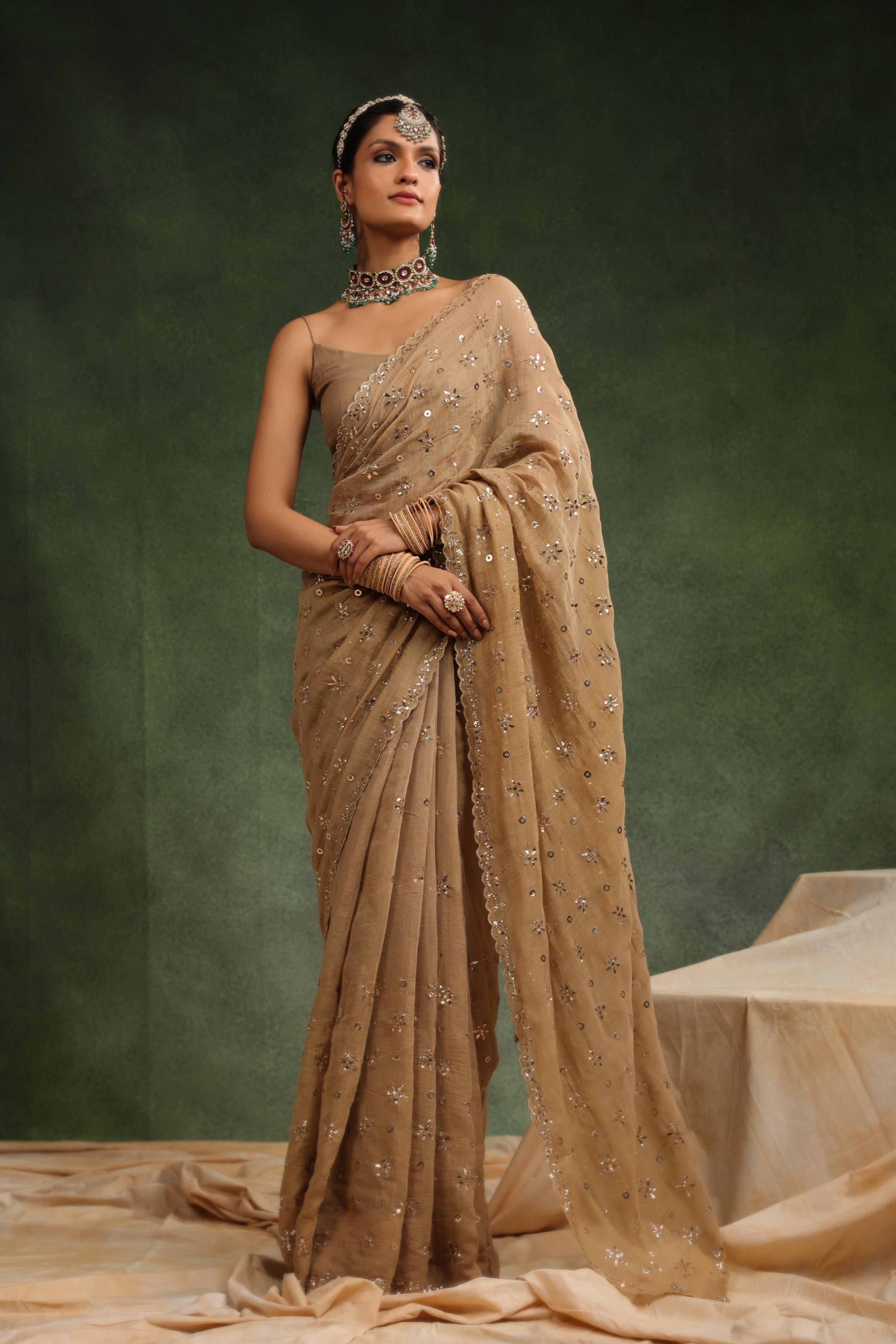 Nutmeg Saree