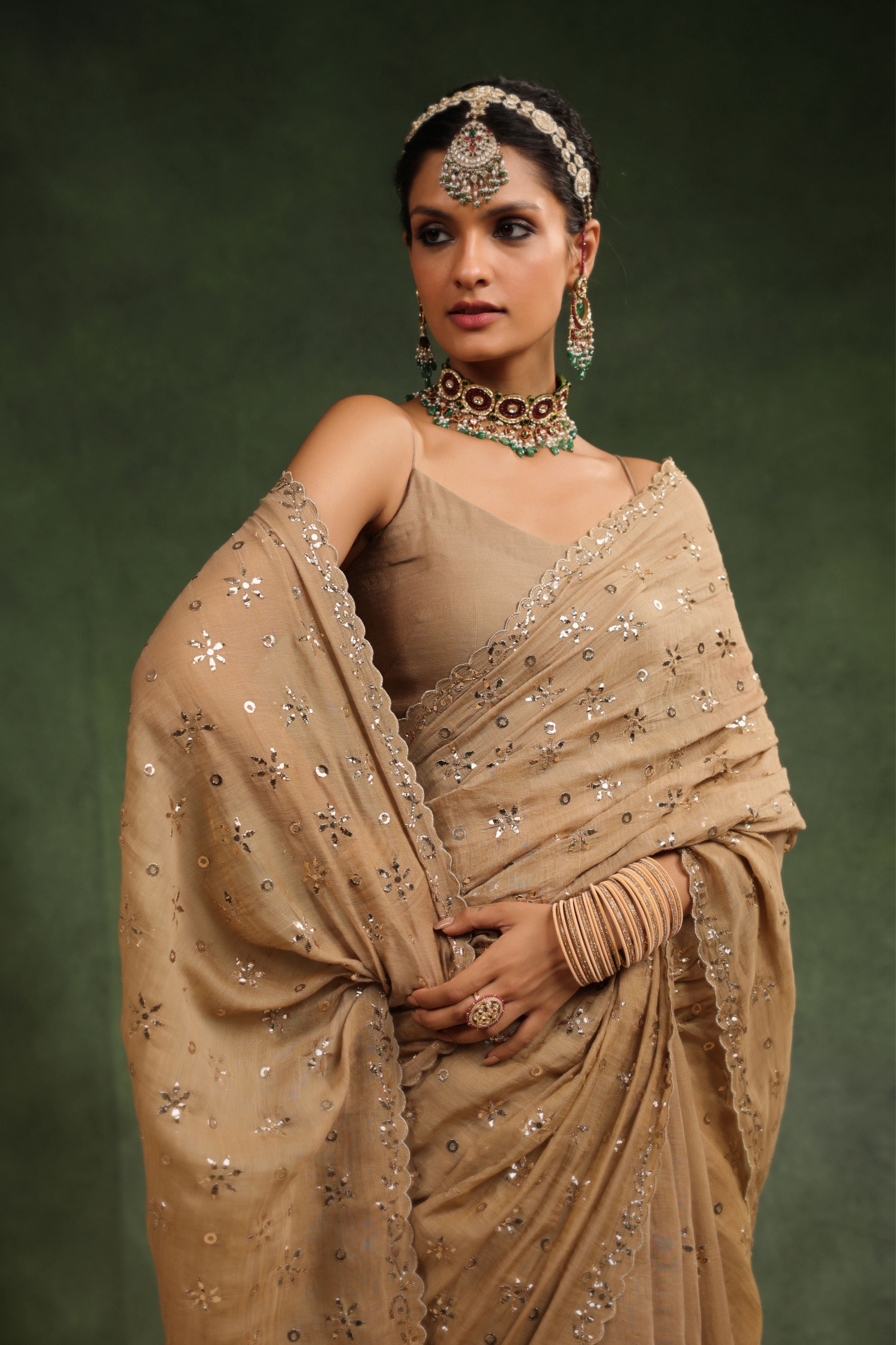 Nutmeg Saree
