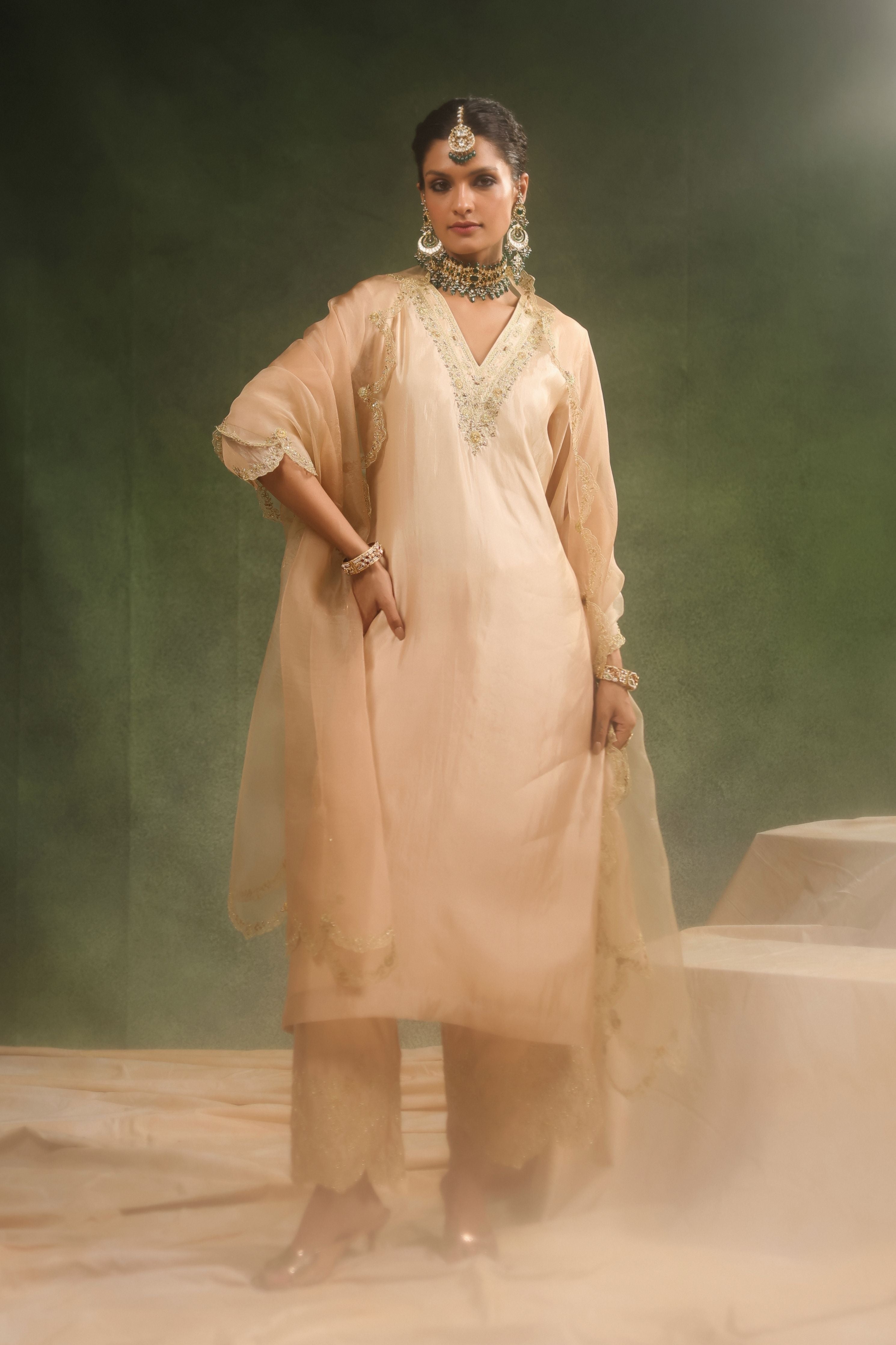 Mocha Kurta Set