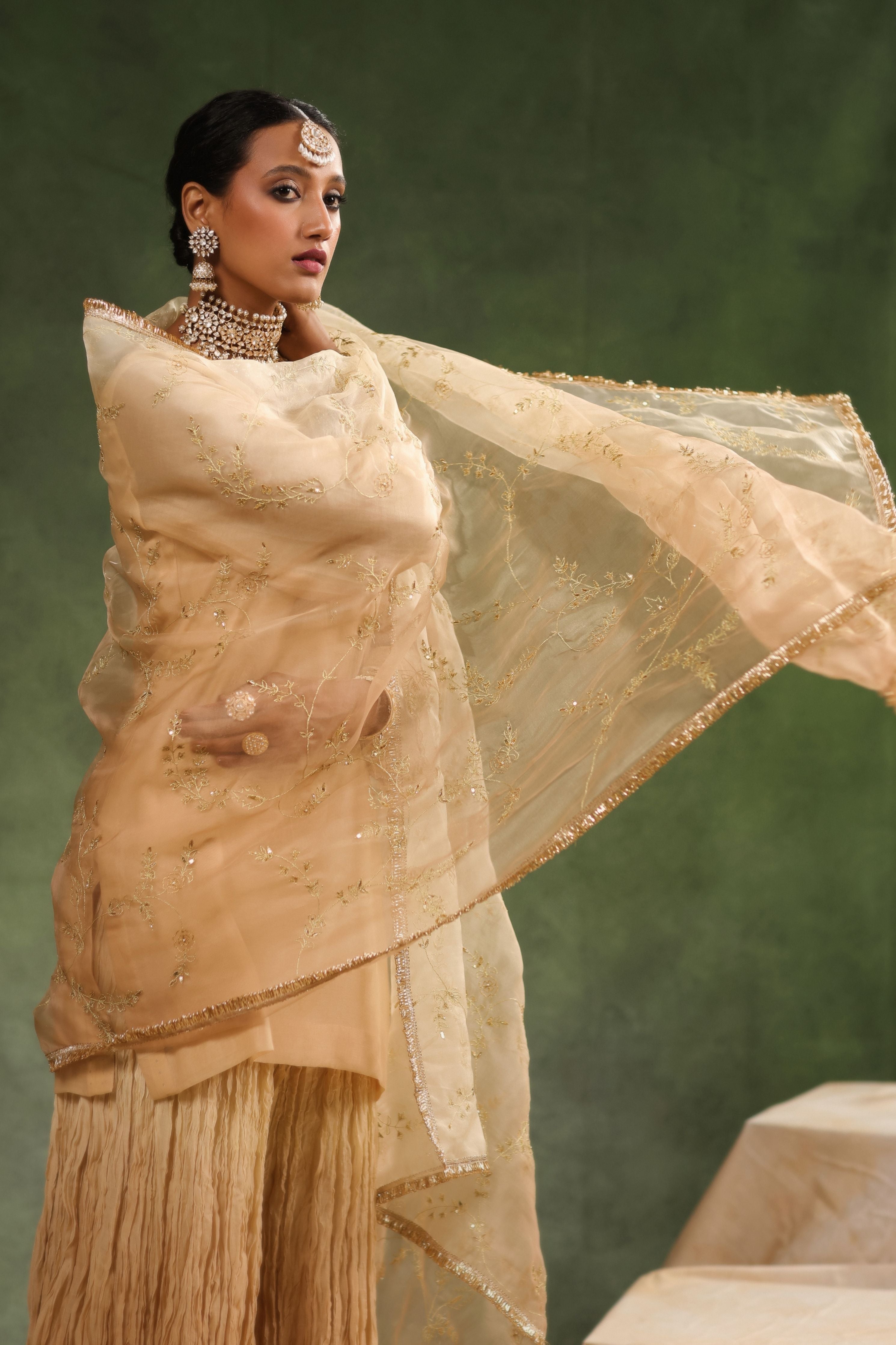 Nude Romance Sharara Set