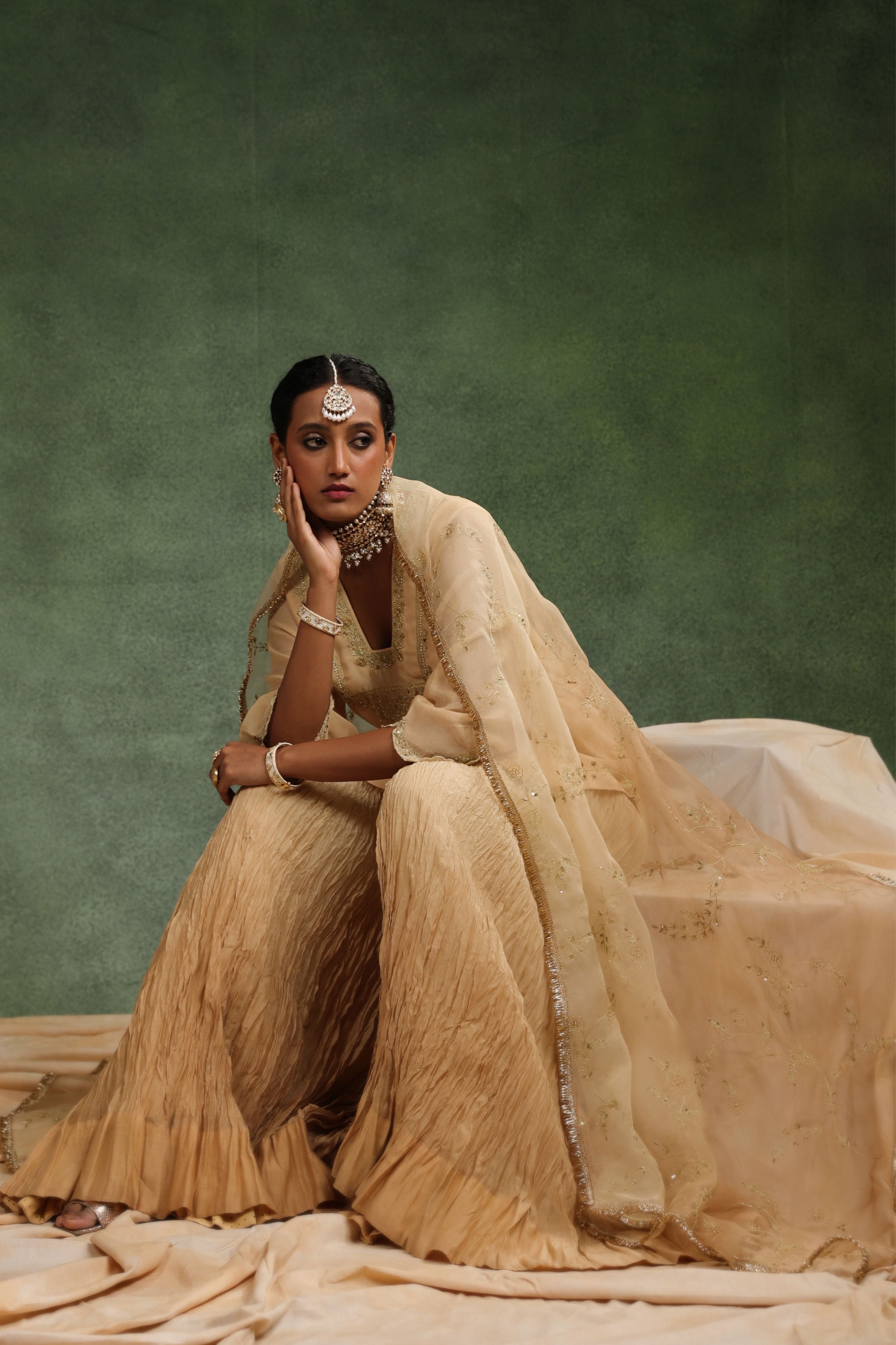 Nude Romance Sharara Set