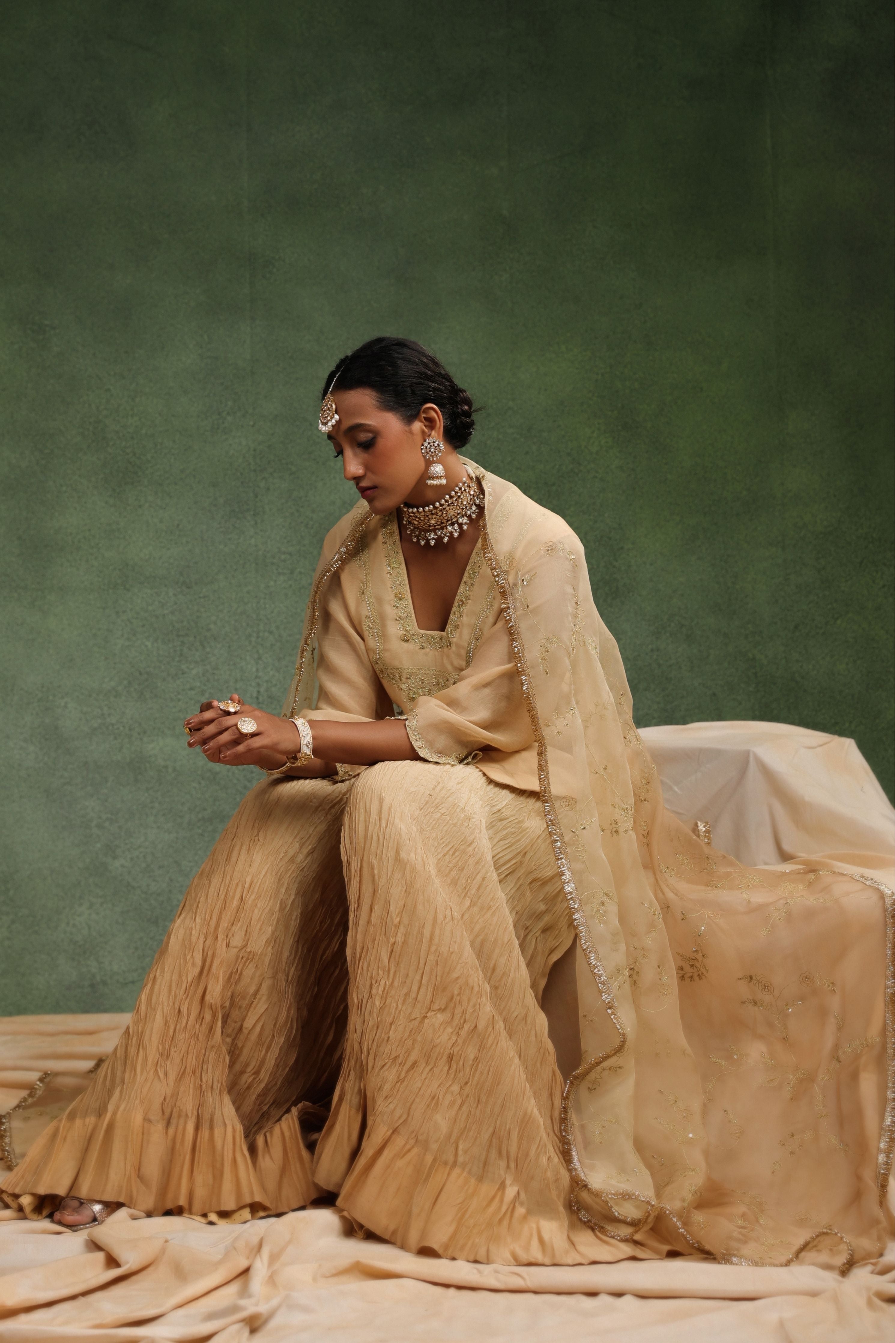 Nude Romance Sharara Set