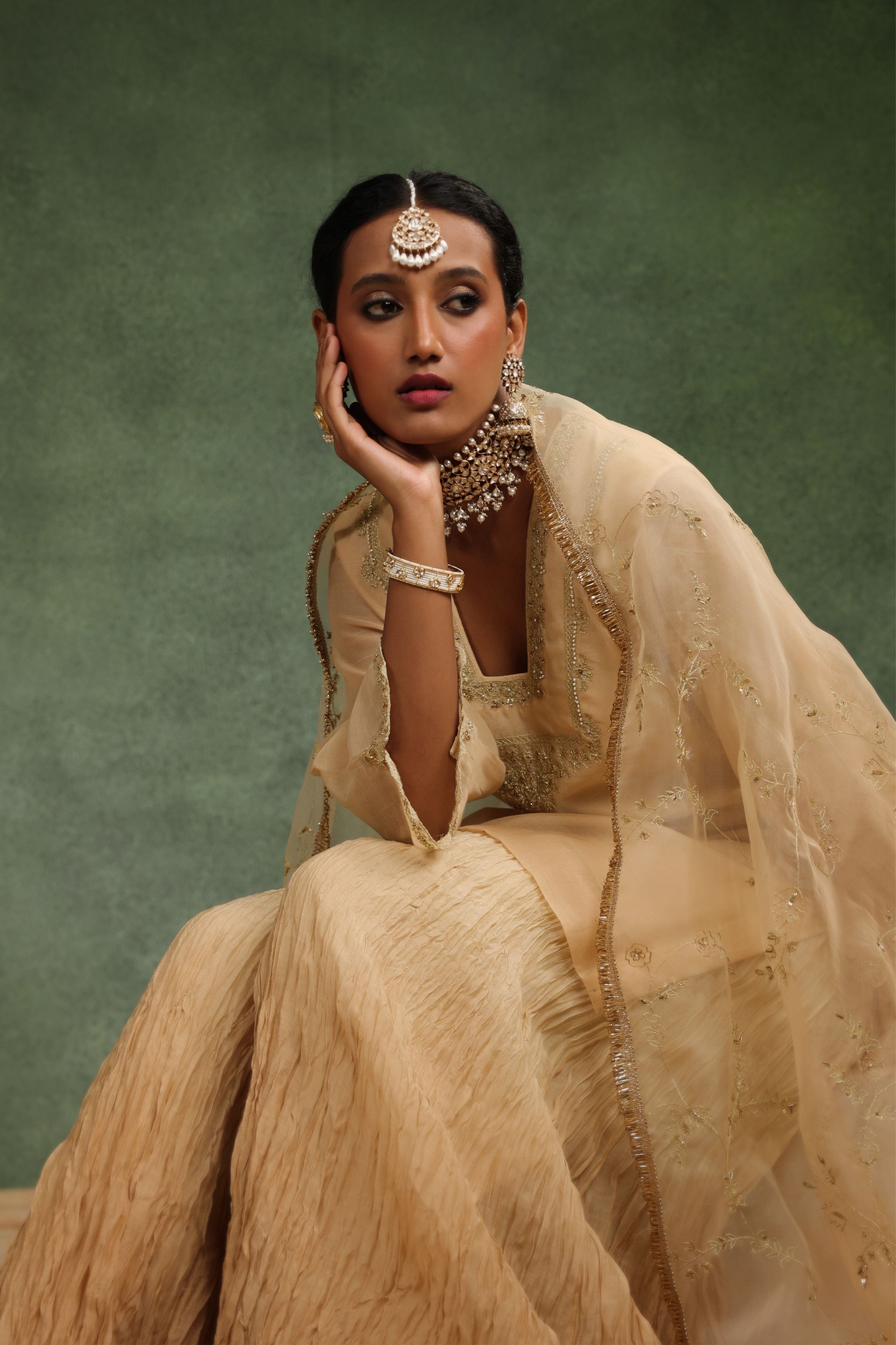 Nude Romance Sharara Set