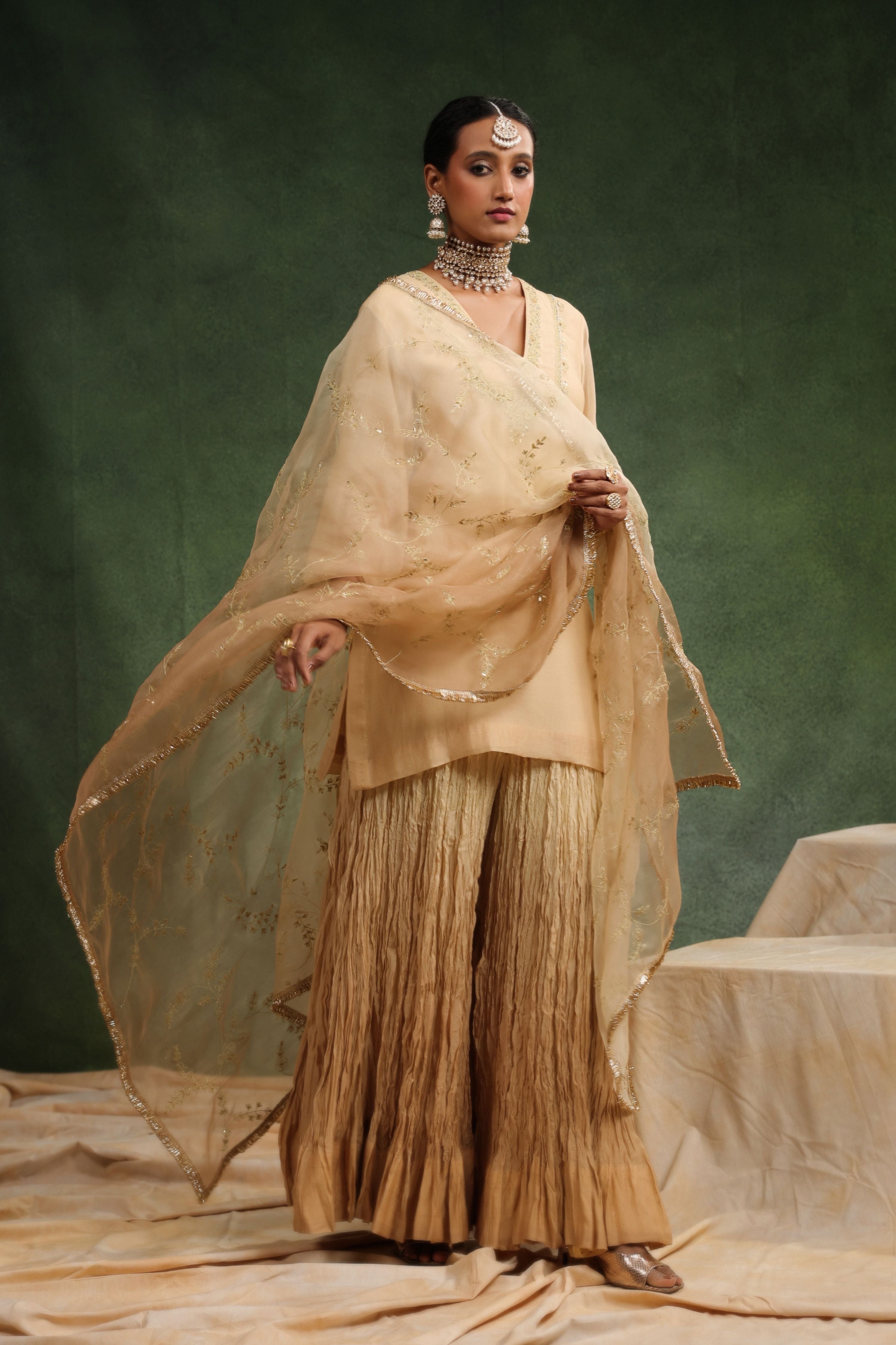 Nude Romance Sharara Set