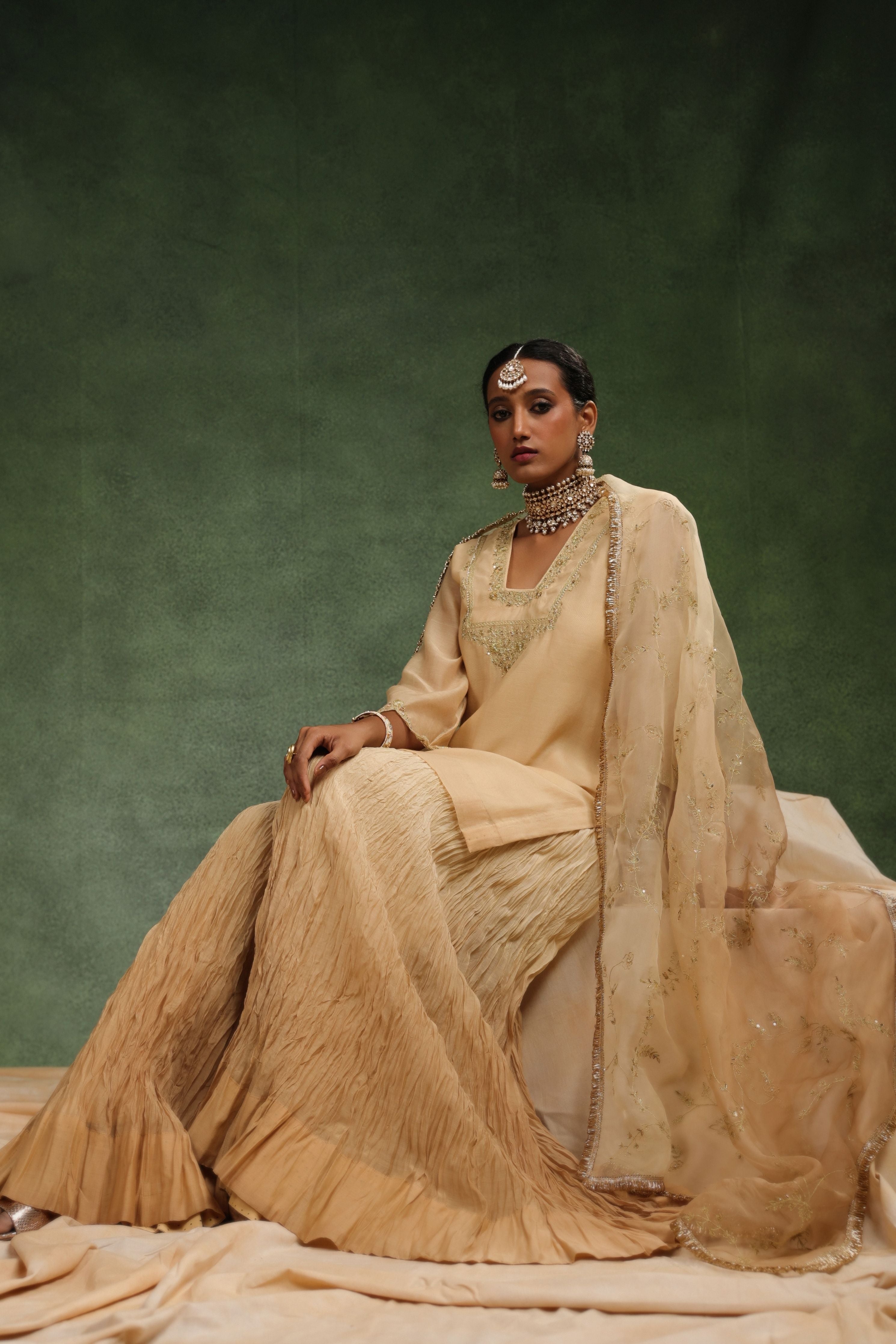 Nude Romance Sharara Set