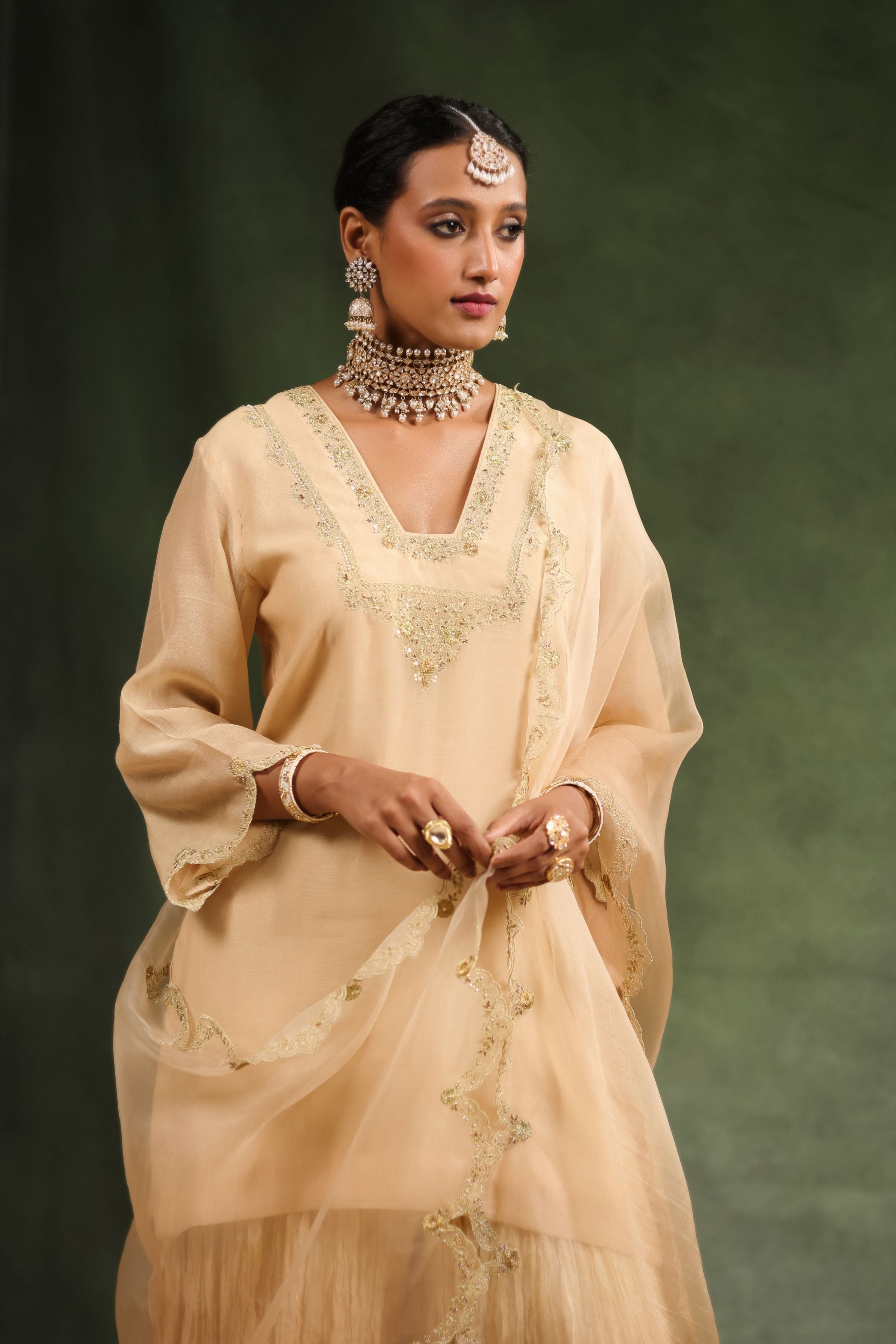 Nude Romance Sharara Set