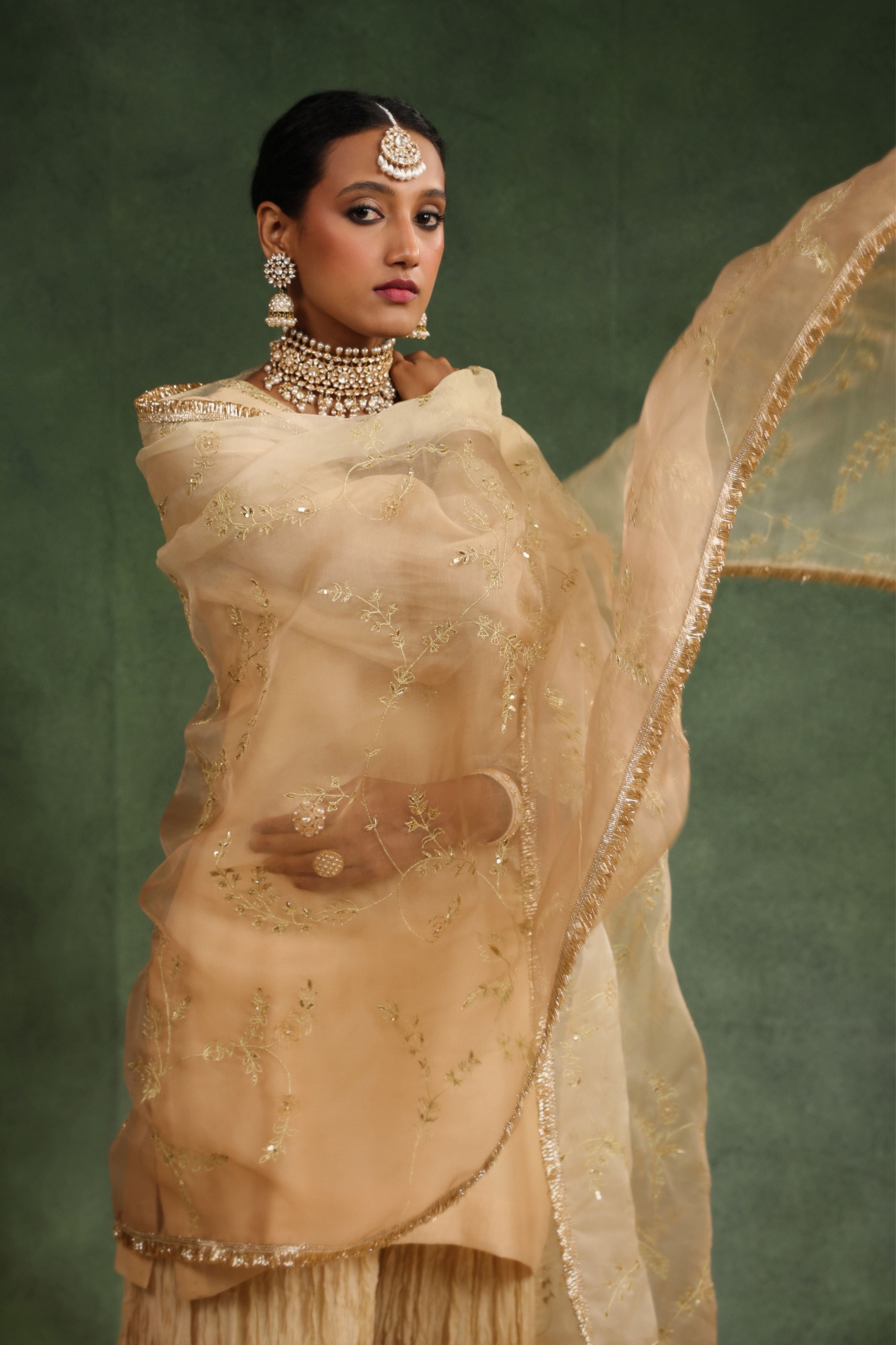 Nude Romance Sharara Set