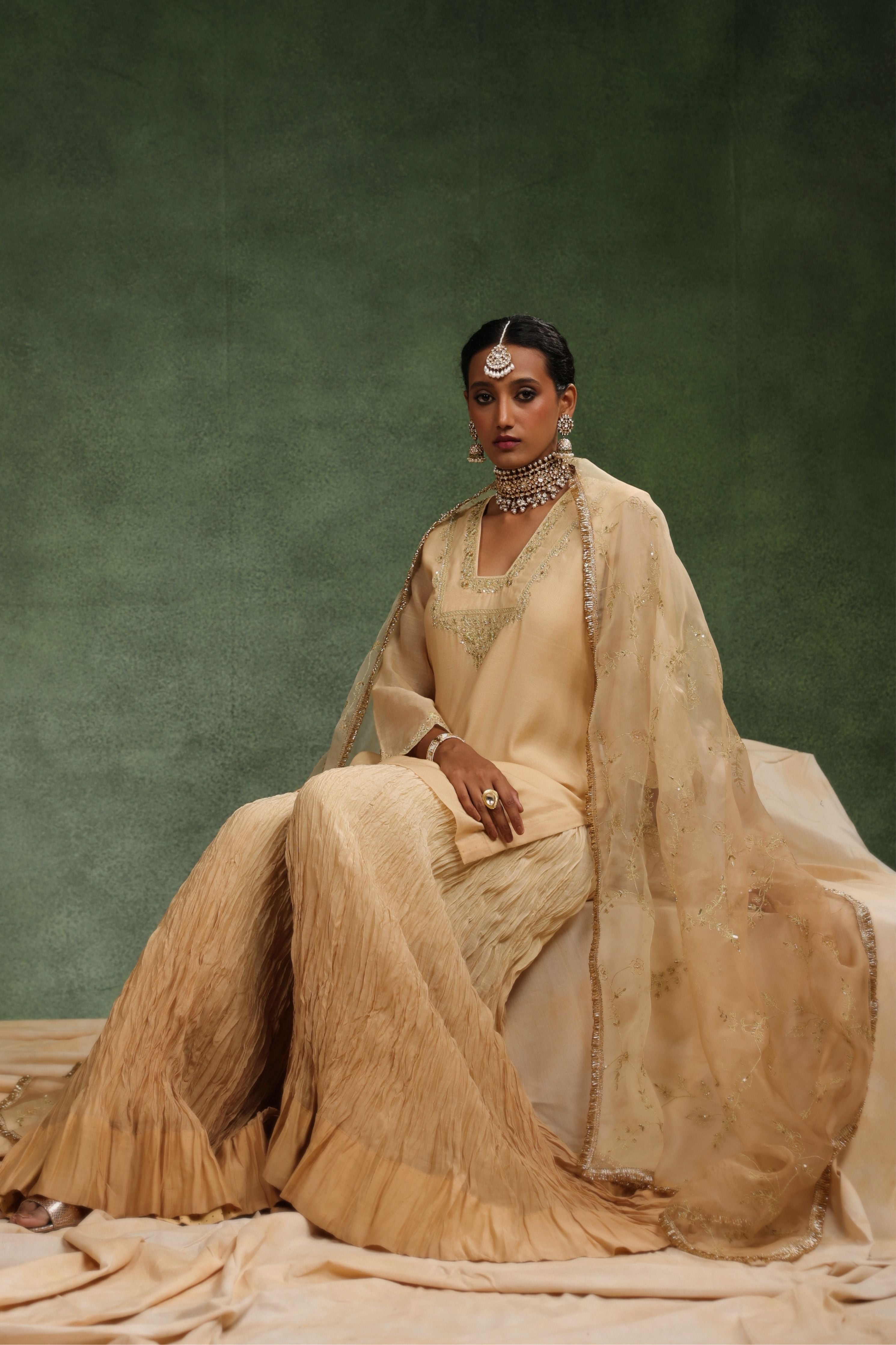 Nude Romance Sharara Set