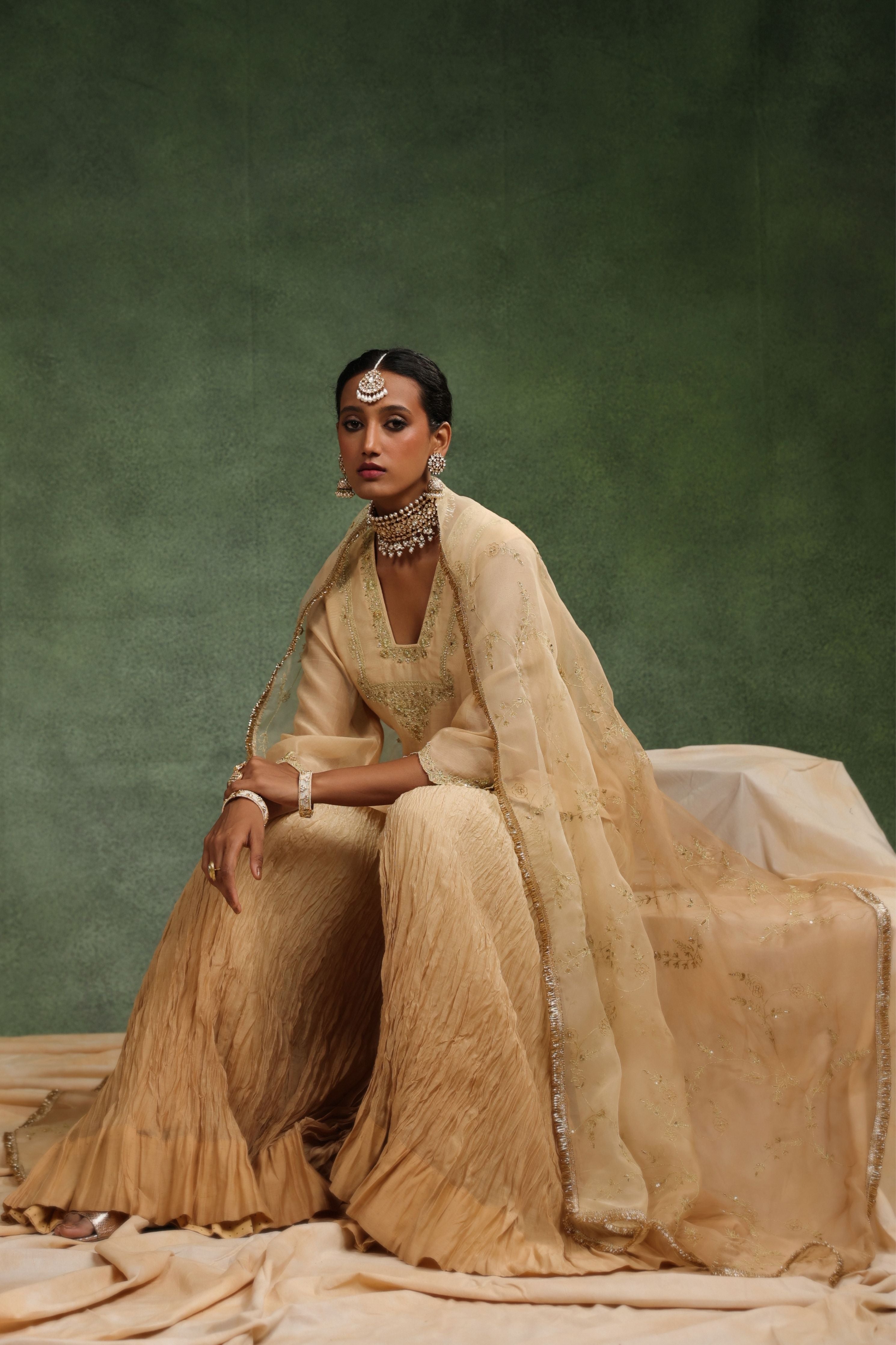 Nude Romance Sharara Set