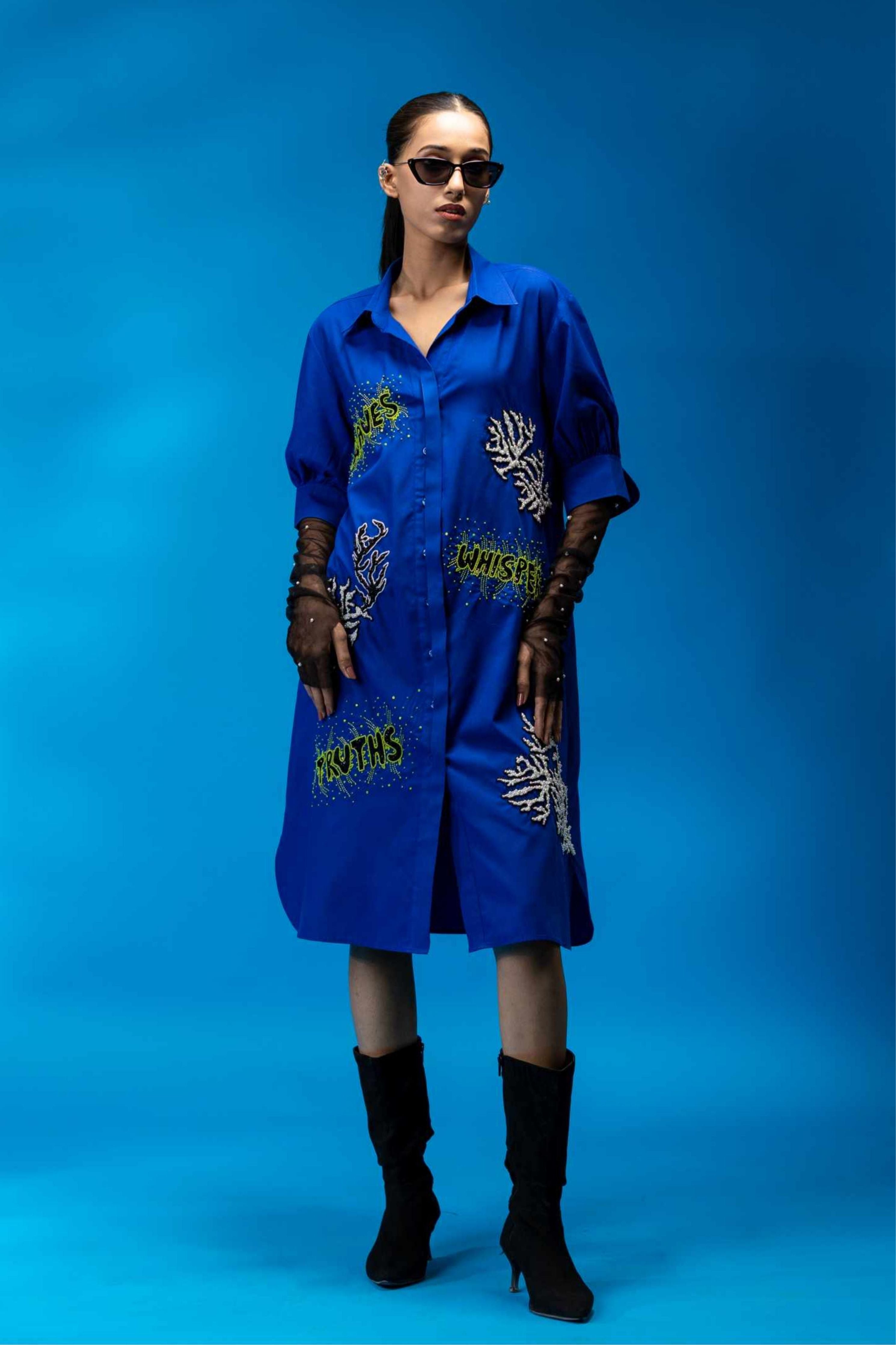 Corallina Waves Whisper Truth Dress