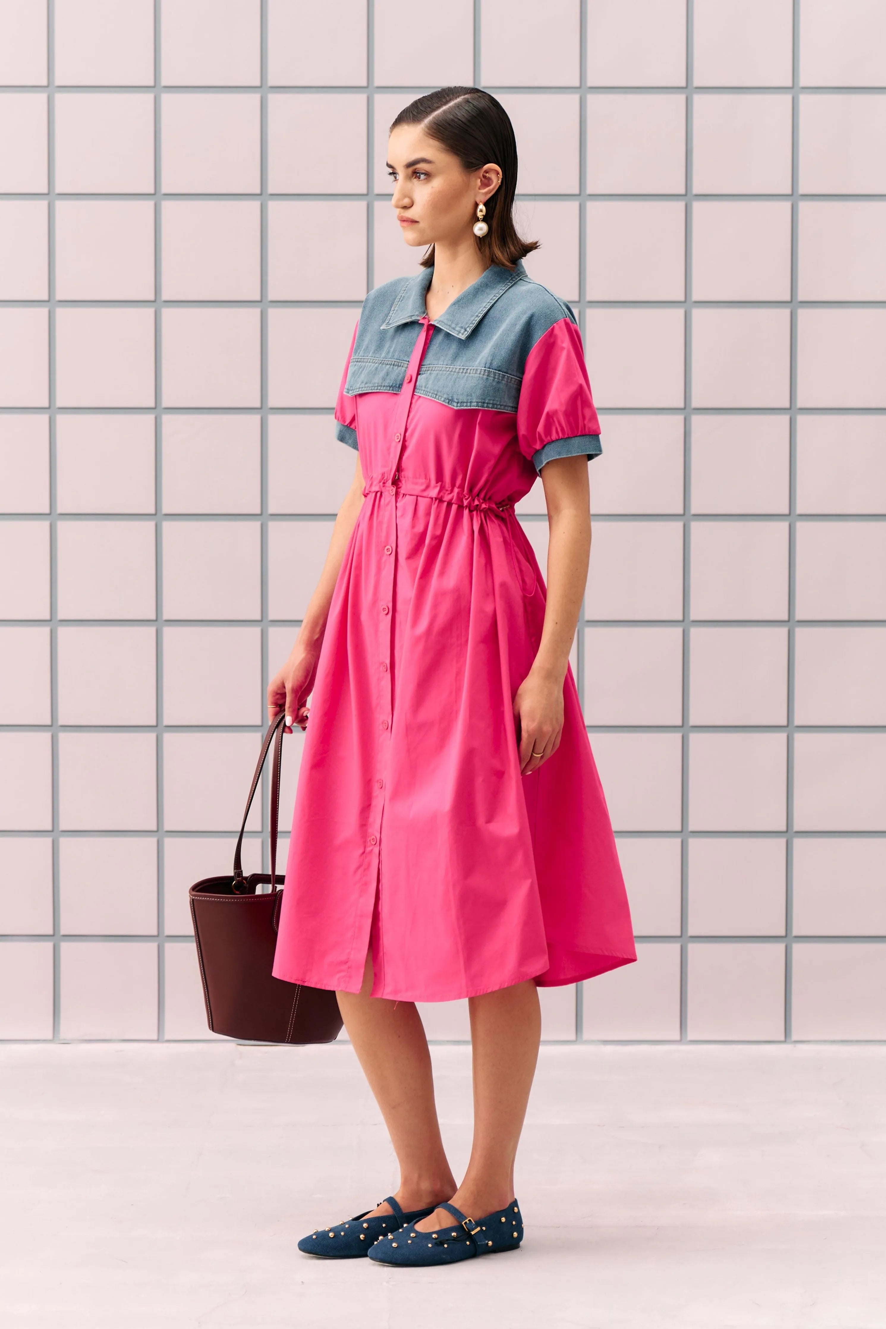 Fuscia Coron Dress