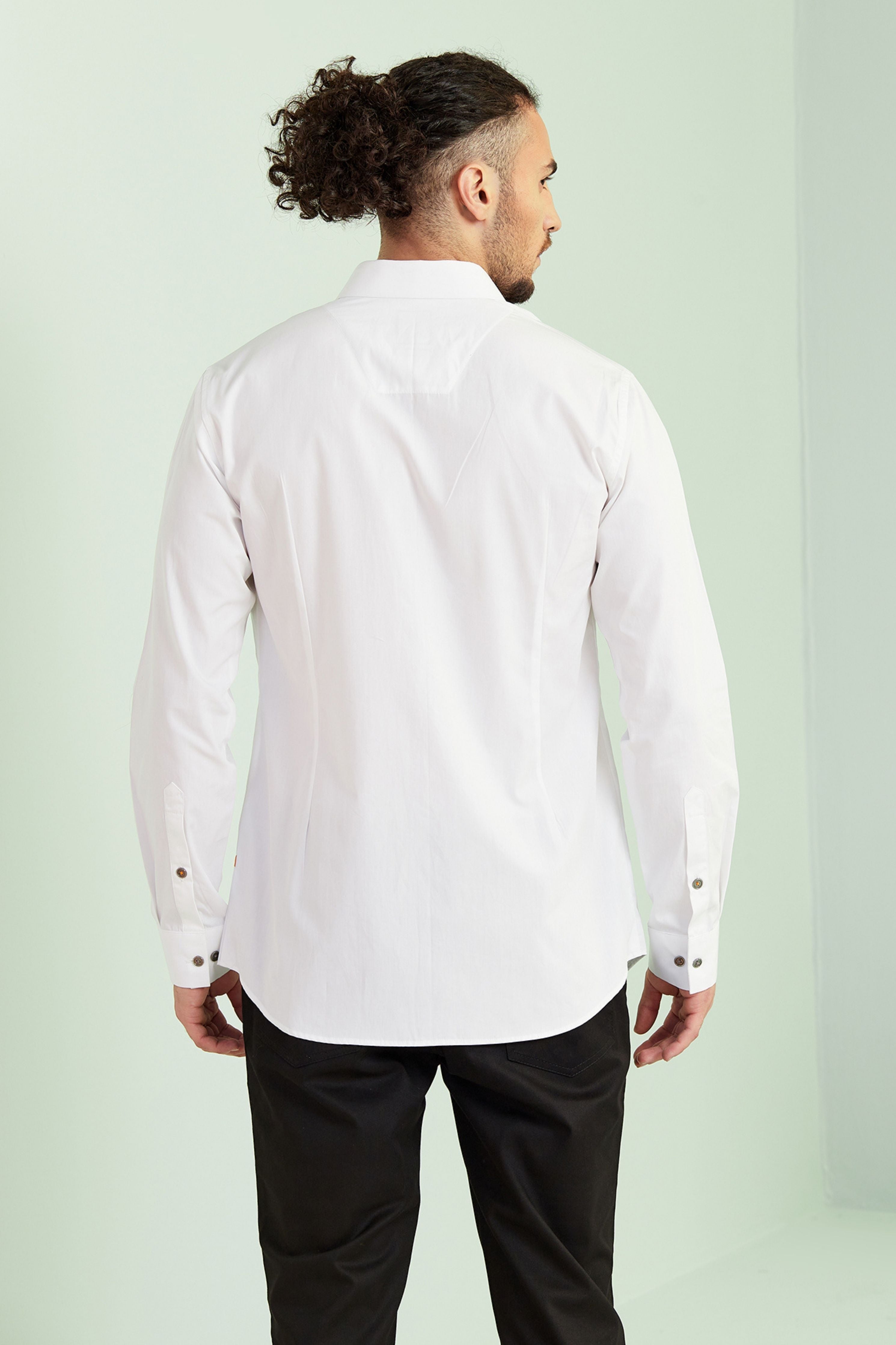 Cruising White Printed