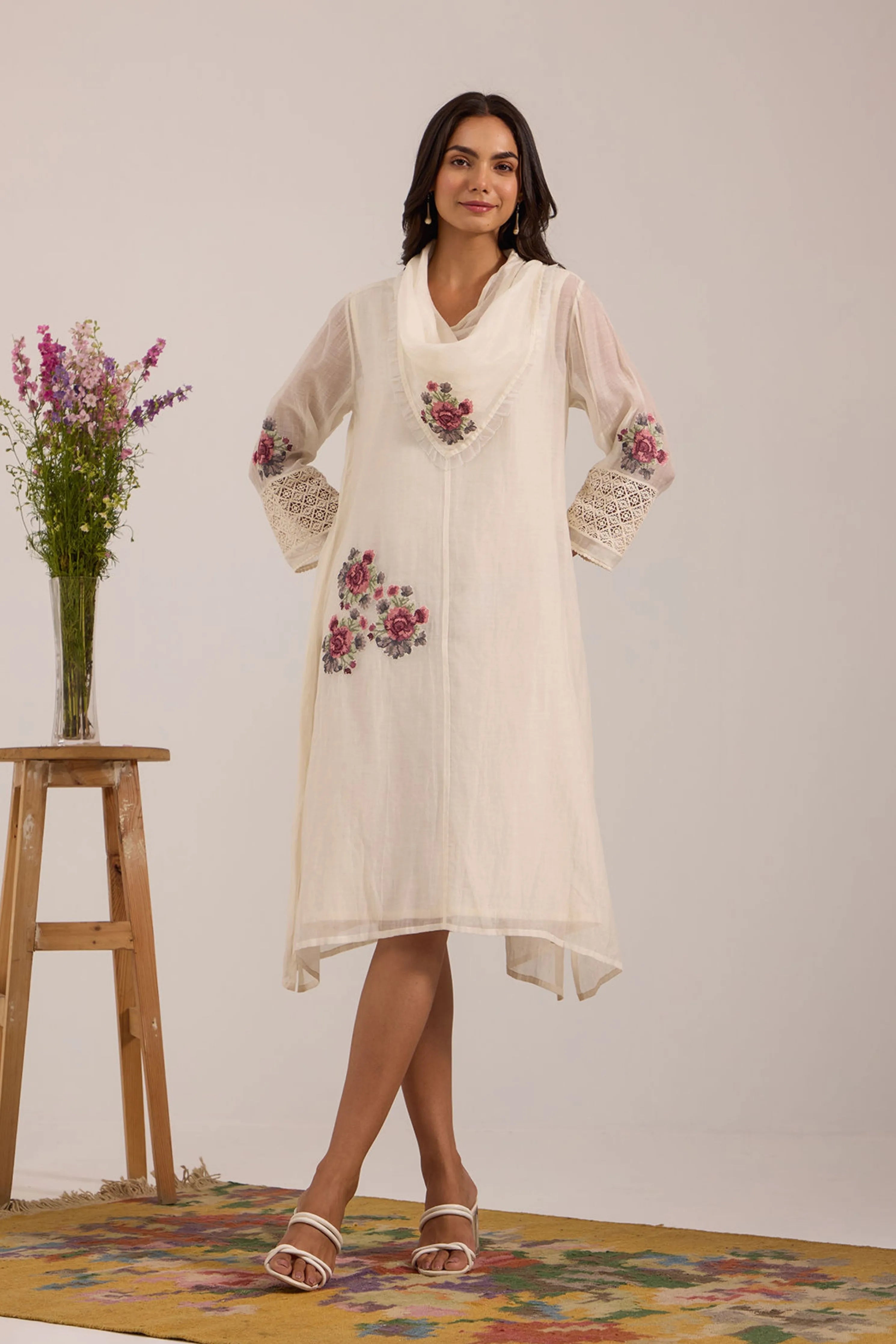A-Line Cowl Tunic Set